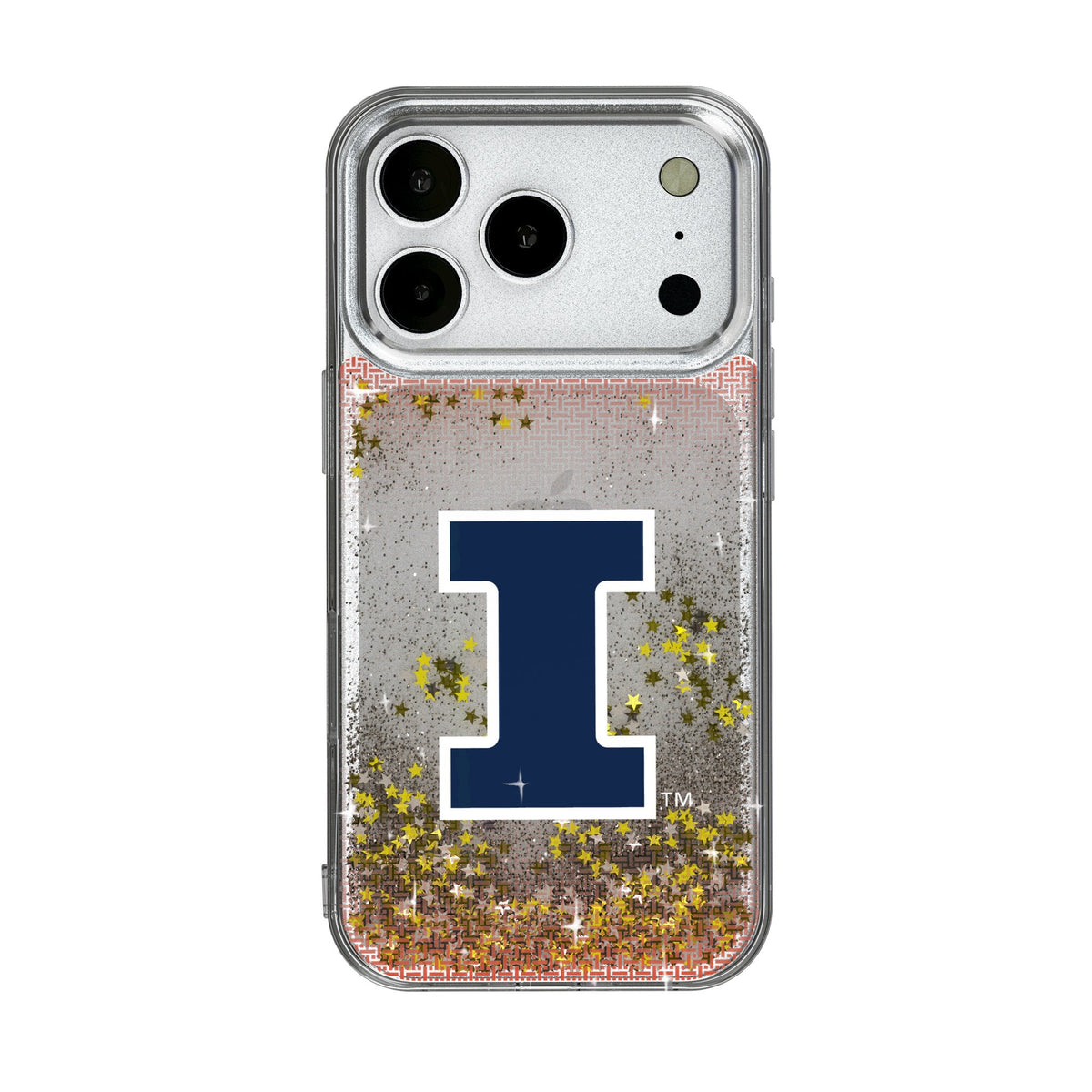 University of Illinois Fighting Illini Linen Glitter Phone Case for Apple iPhone 17 Series