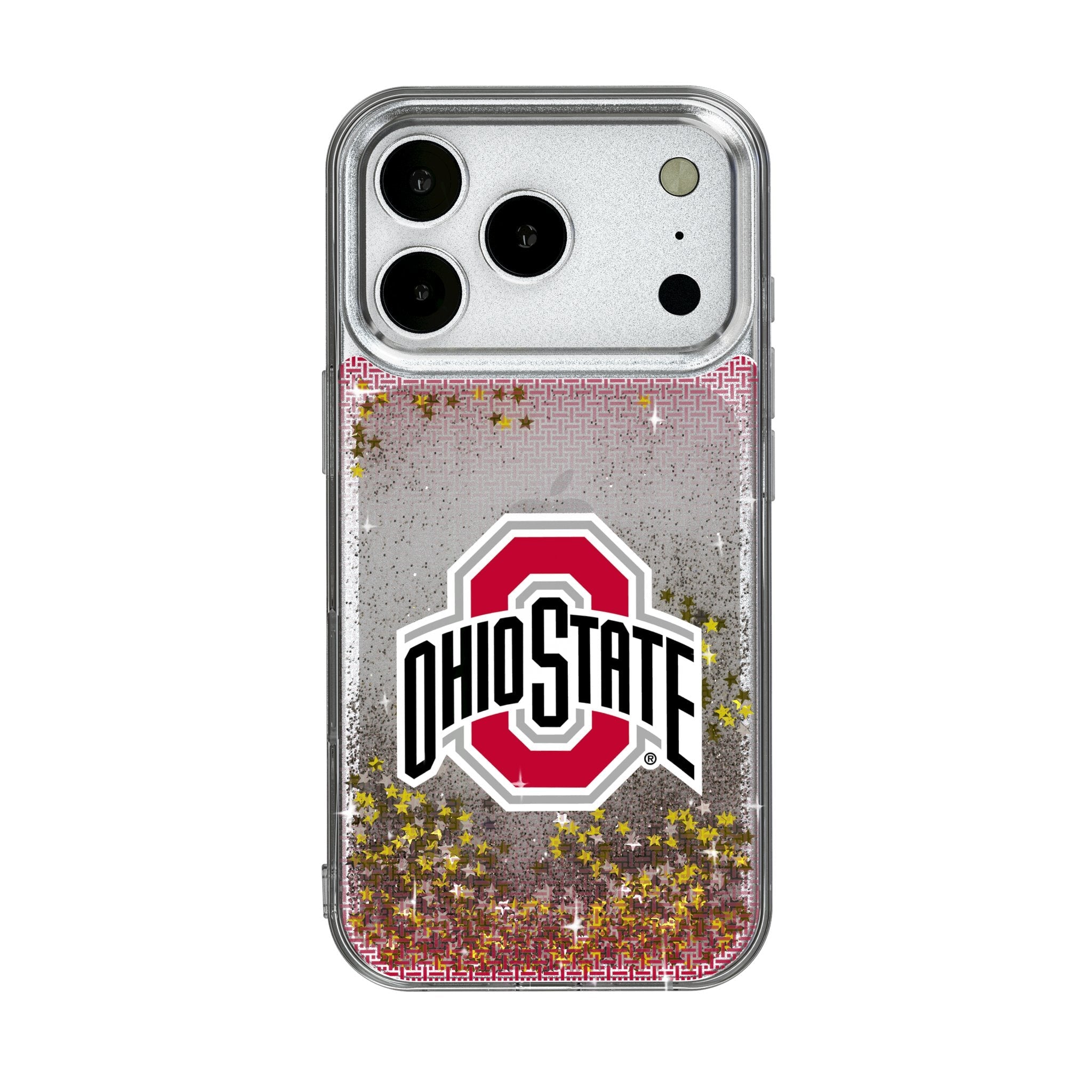 Ohio State University Buckeyes Linen Glitter Phone Case for Apple iPhone 17 Series