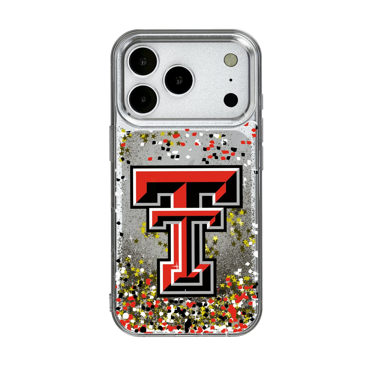 Texas Tech Red Raiders Confetti Glitter Phone Case for Apple iPhone 17 Series 1