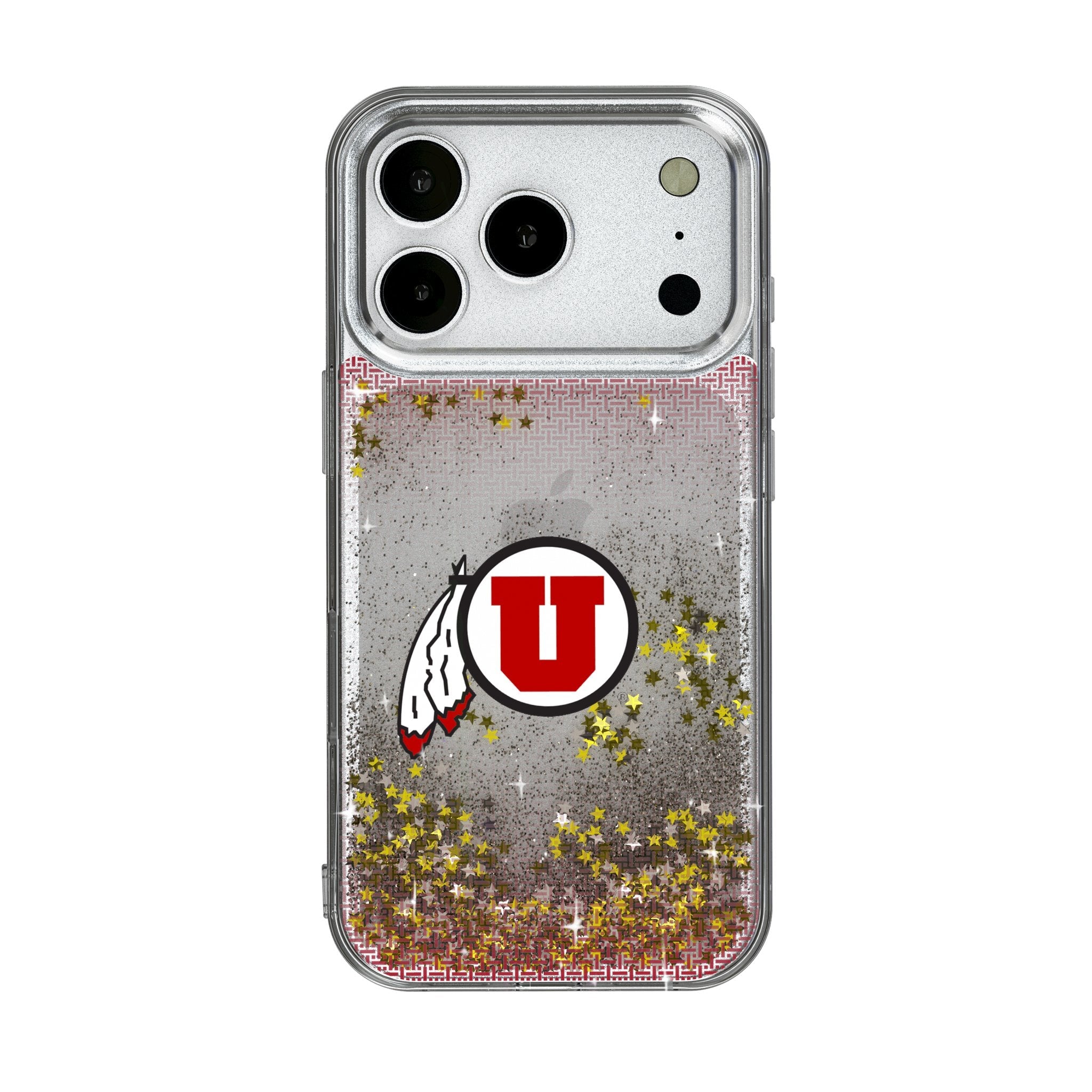 University of Utah Utes Linen Glitter Phone Case for Apple iPhone 17 Series