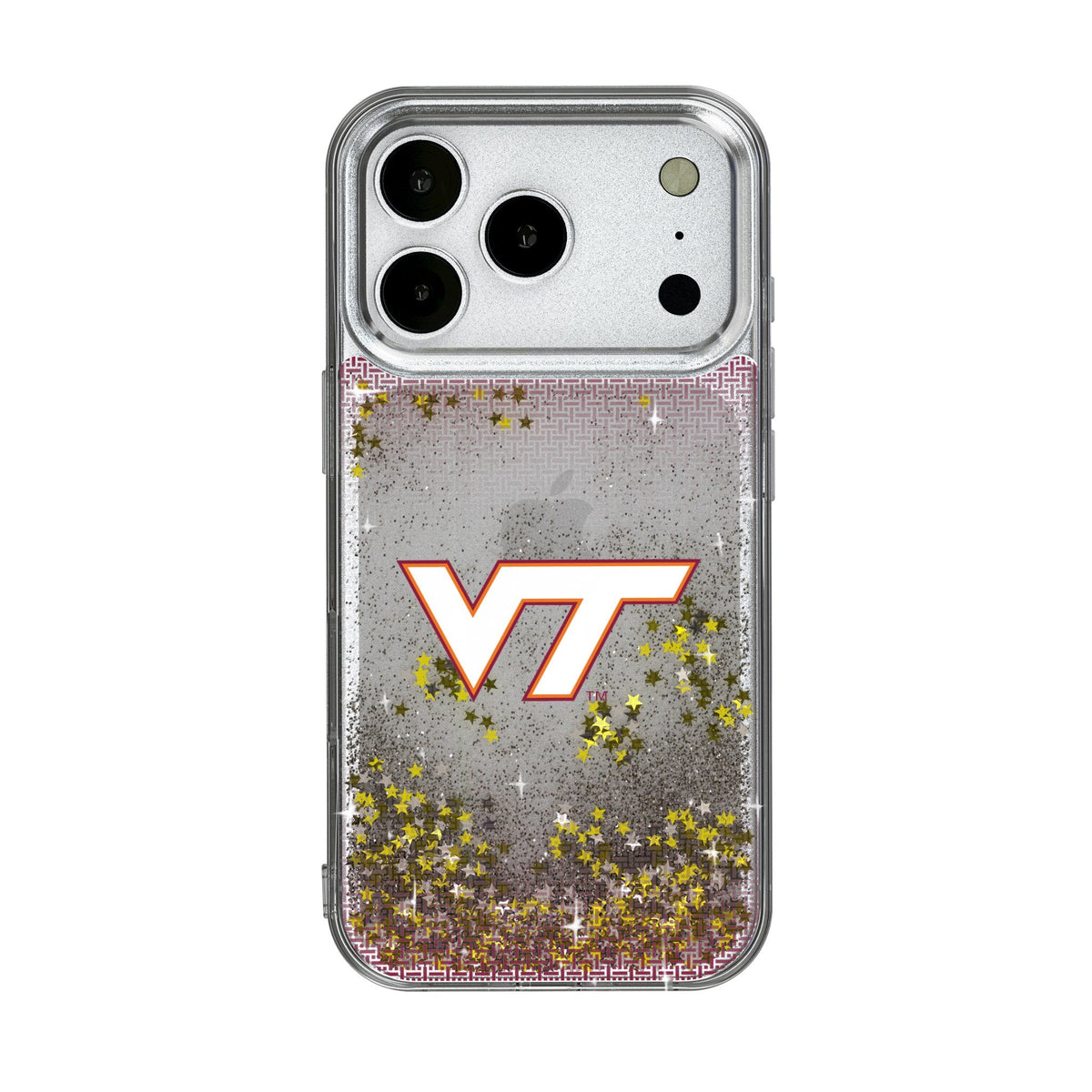 Virginia Tech Hokies Linen Glitter Phone Case for Apple iPhone 17 Series