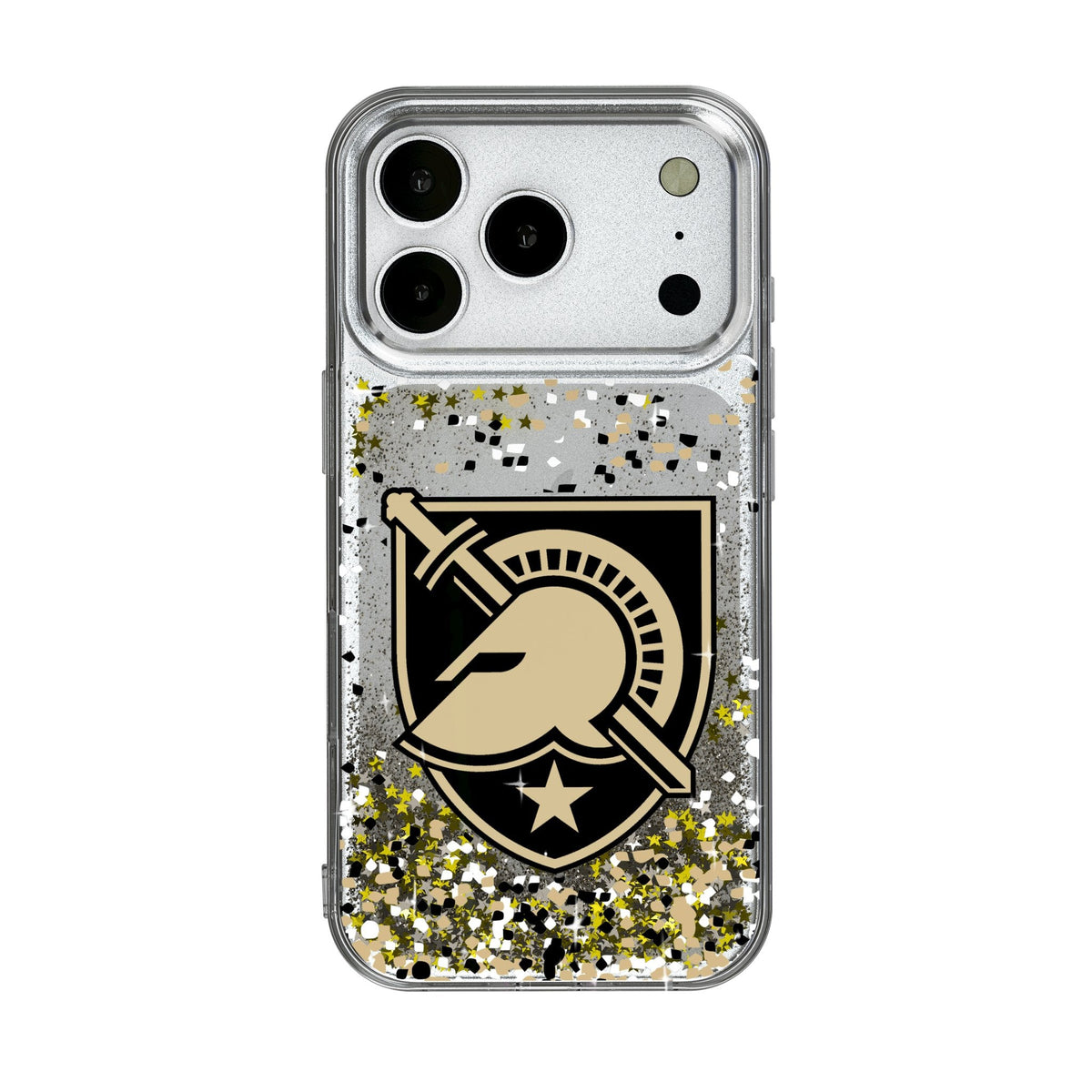 United States Military Academy Black Knights Confetti Glitter Phone Case for Apple iPhone 17 Series 1