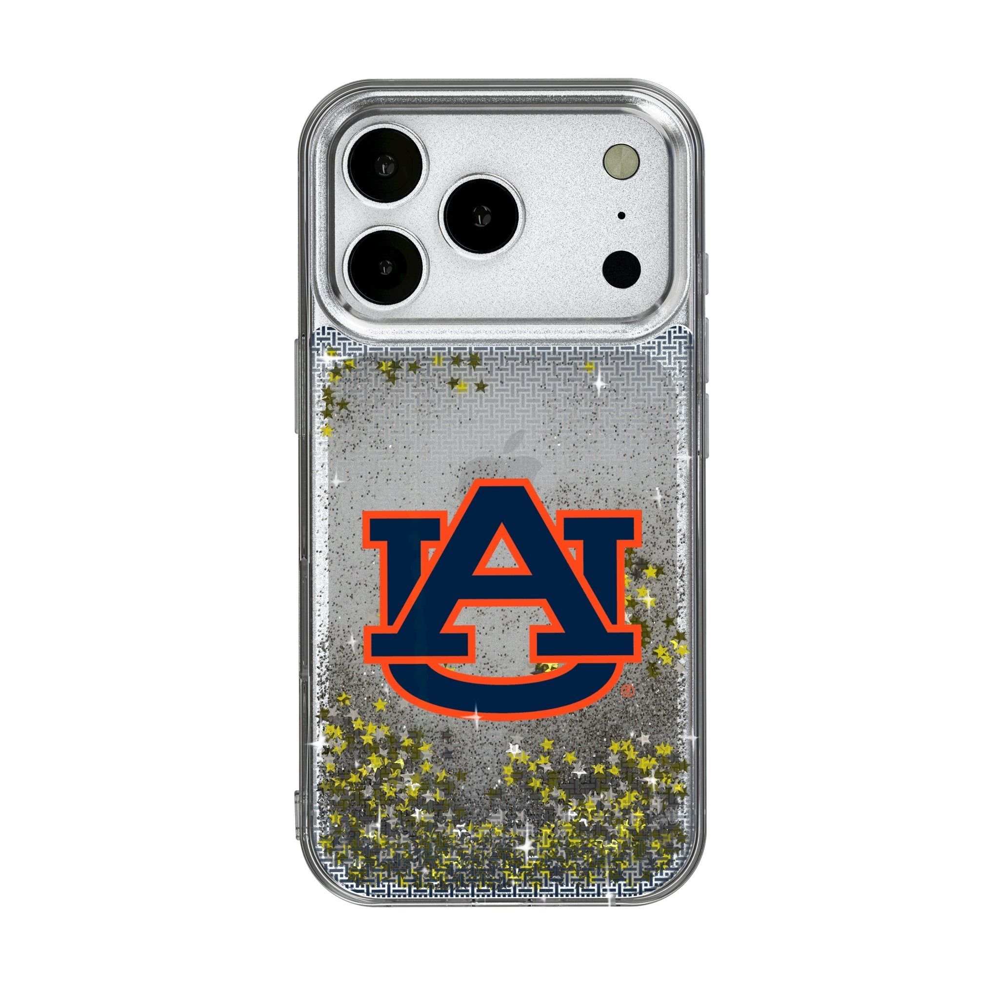 University of Auburn Tigers Linen Glitter Phone Case for Apple iPhone 17 Series 1