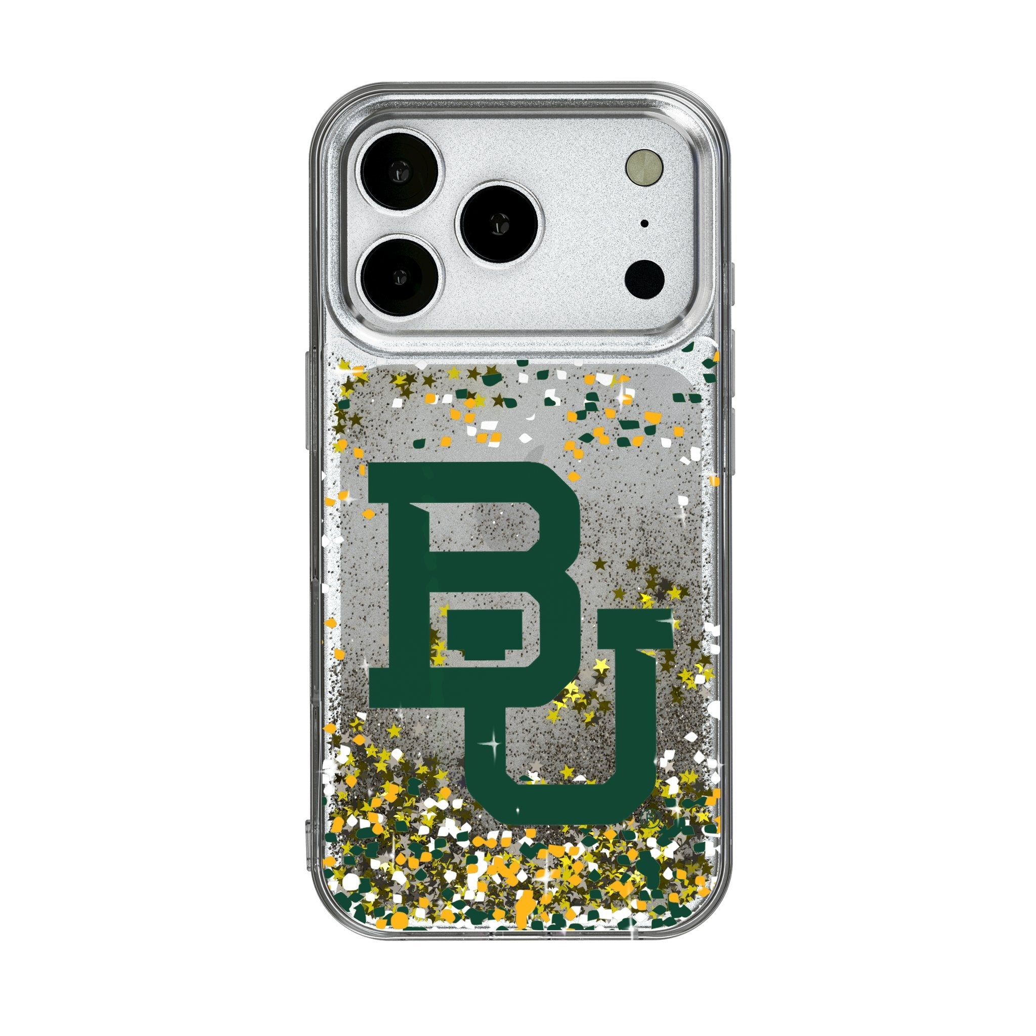 Baylor University Bears Confetti Glitter Phone Case for Apple iPhone 17 Series 1