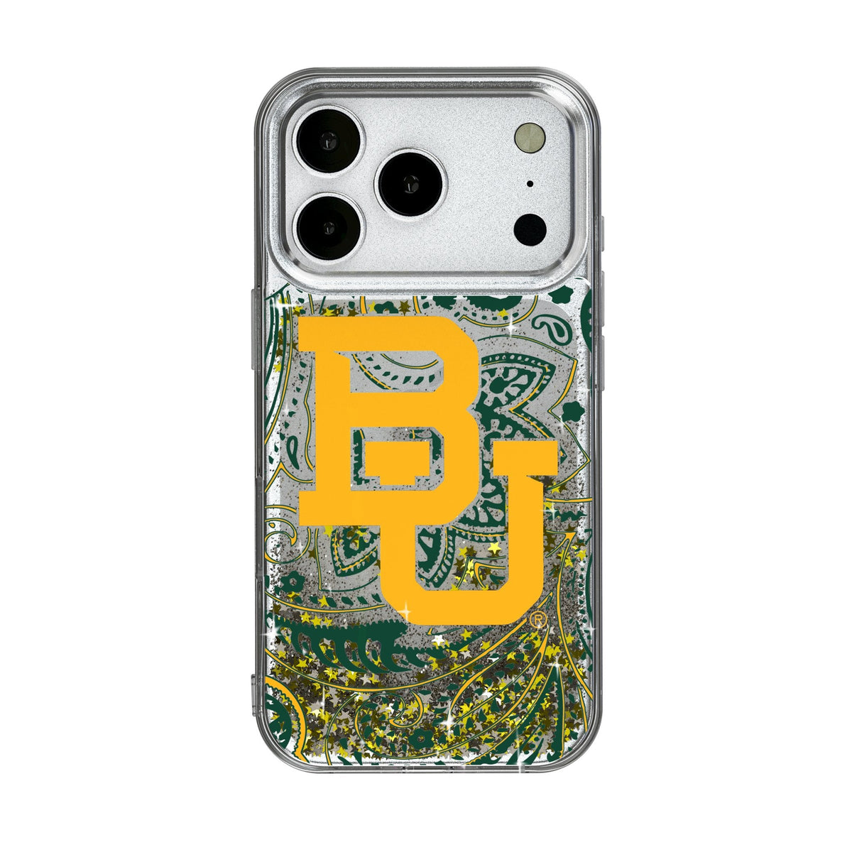 Baylor University Bears Paisley Glitter Phone Case for Apple iPhone 17 Series