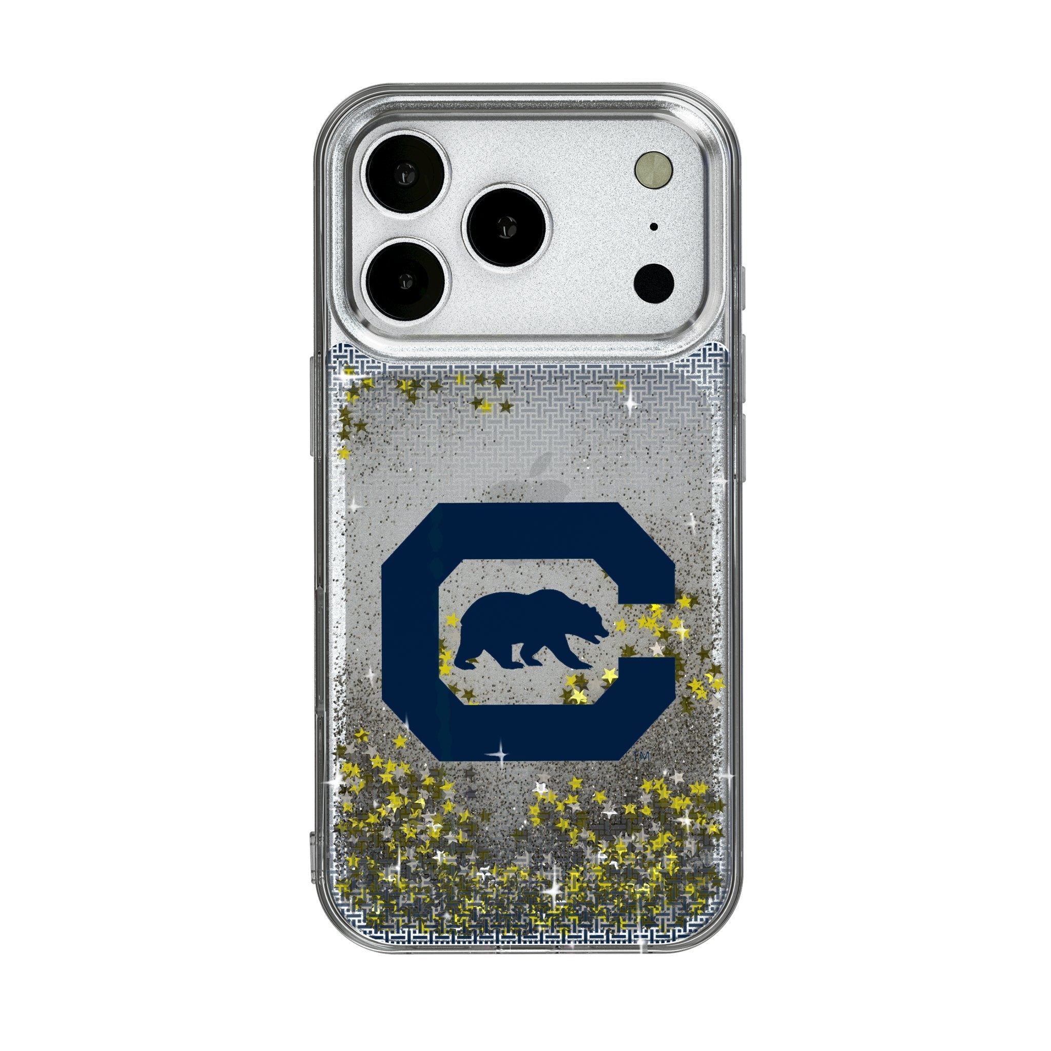 University of California Berkeley Golden Bears Linen Glitter Phone Case for Apple iPhone 17 Series 1