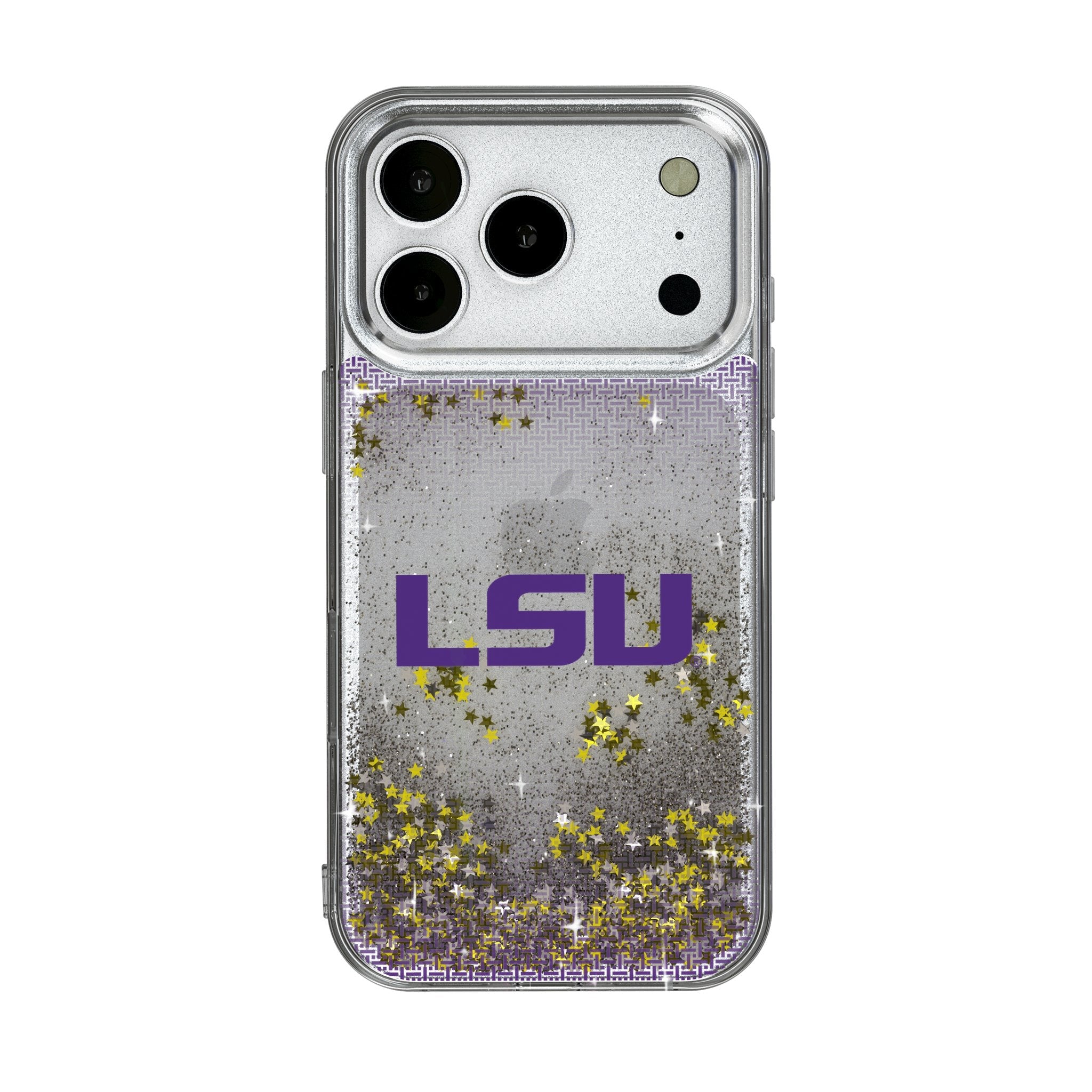 Louisiana State University Tigers Linen Glitter Phone Case for Apple iPhone 17 Series