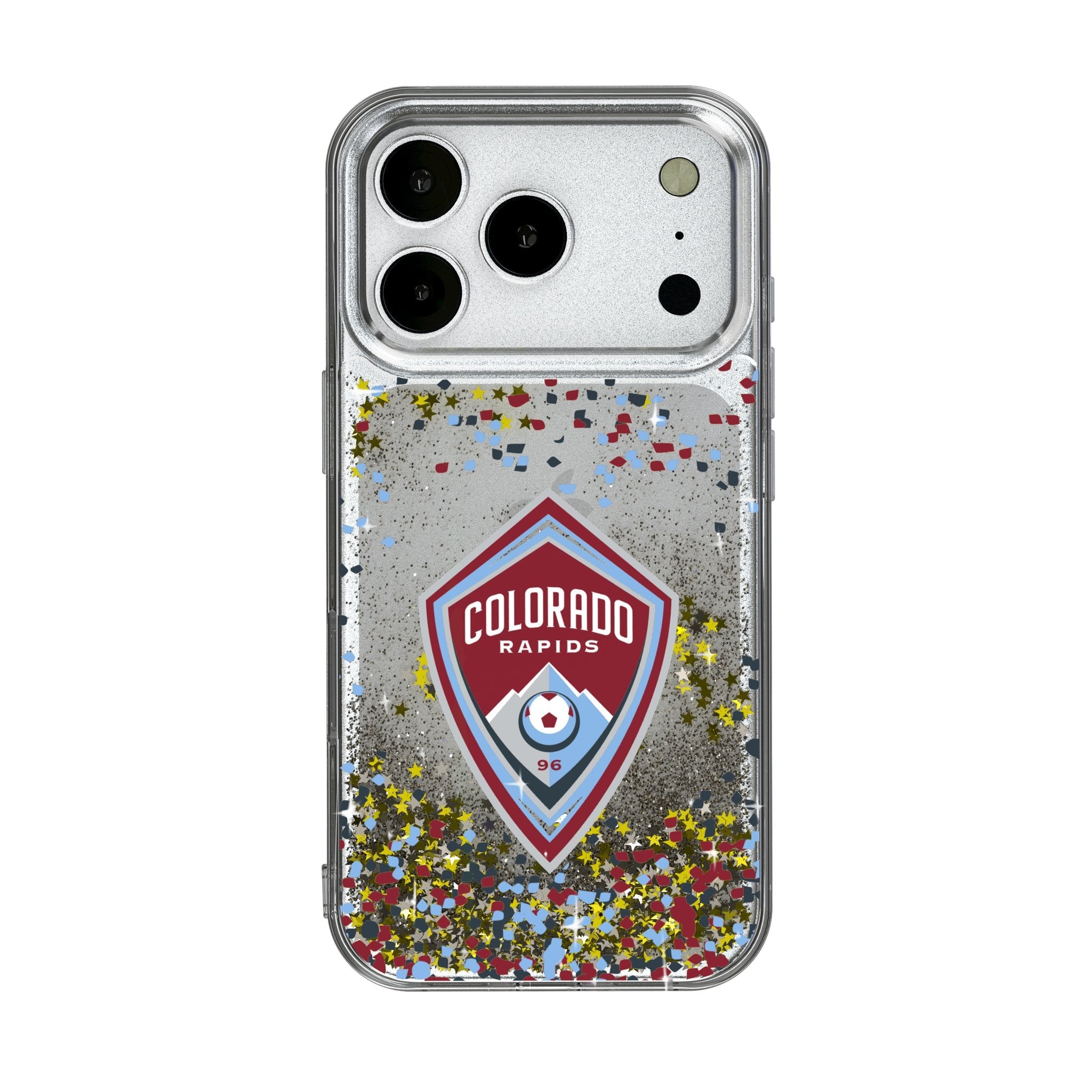 Colorado Rapids Confetti Glitter Phone Case for Apple iPhone 17 Series