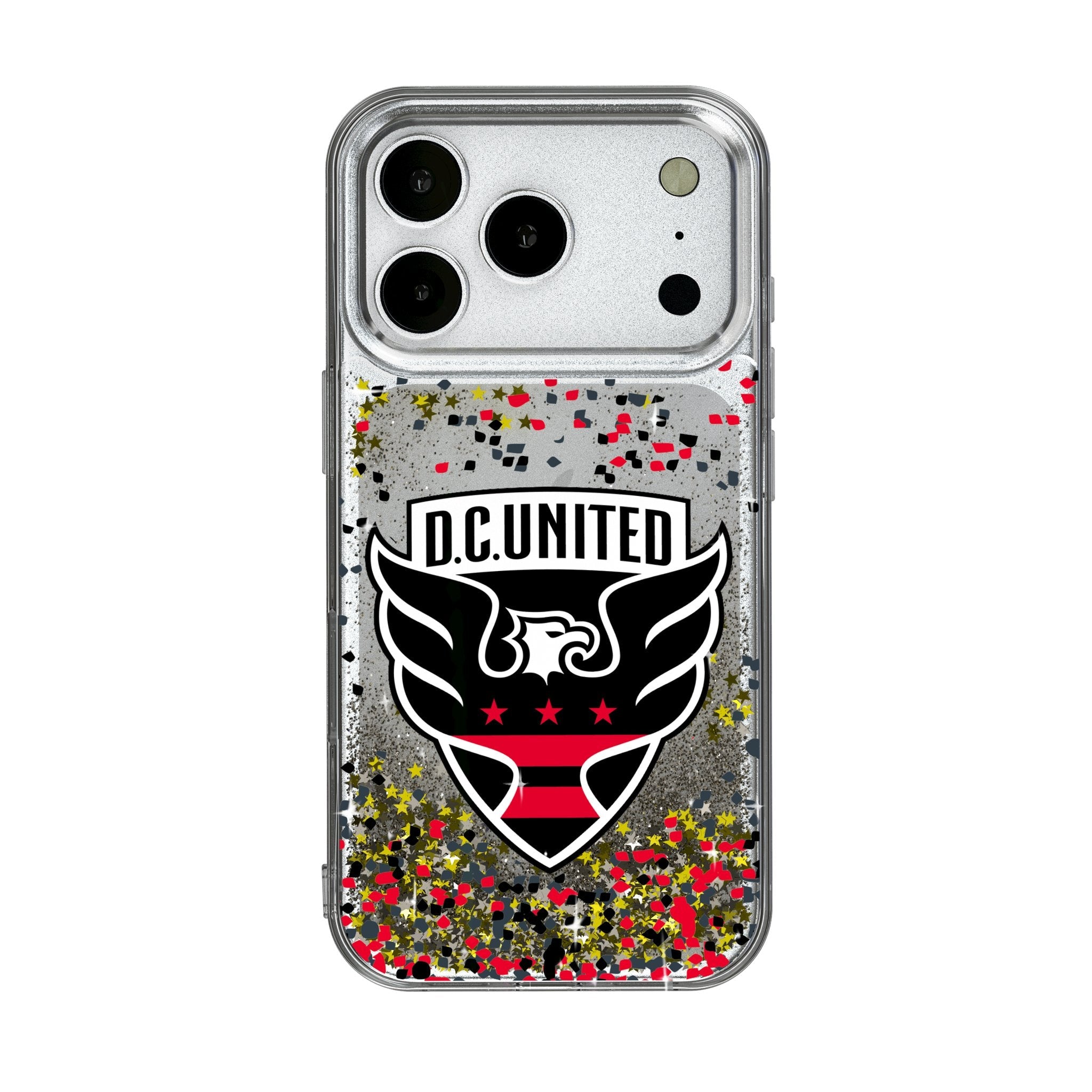 DC United Confetti Glitter Phone Case for Apple iPhone 17 Series 1