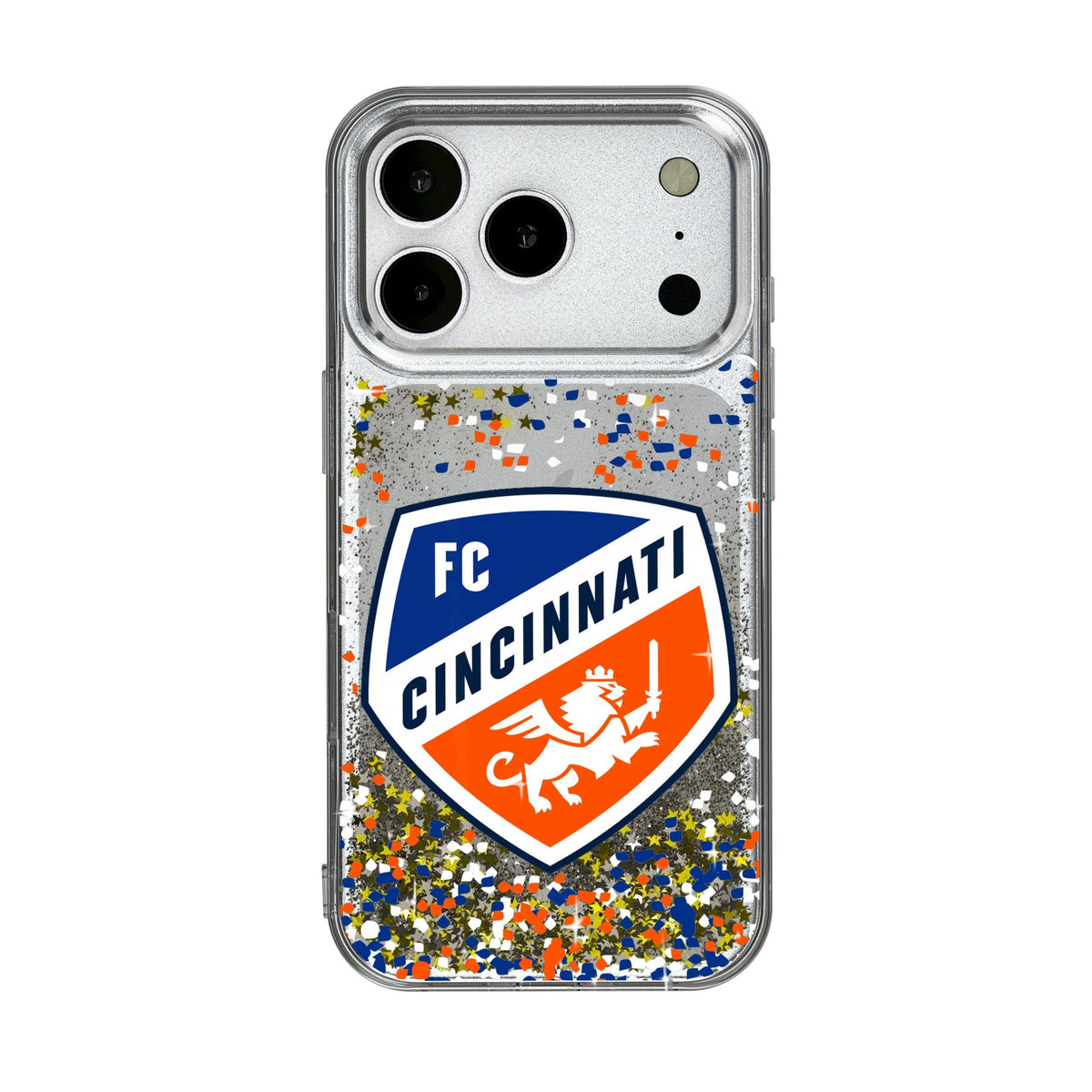 FC Cincinnati Confetti Glitter Phone Case for Apple iPhone 17 Series