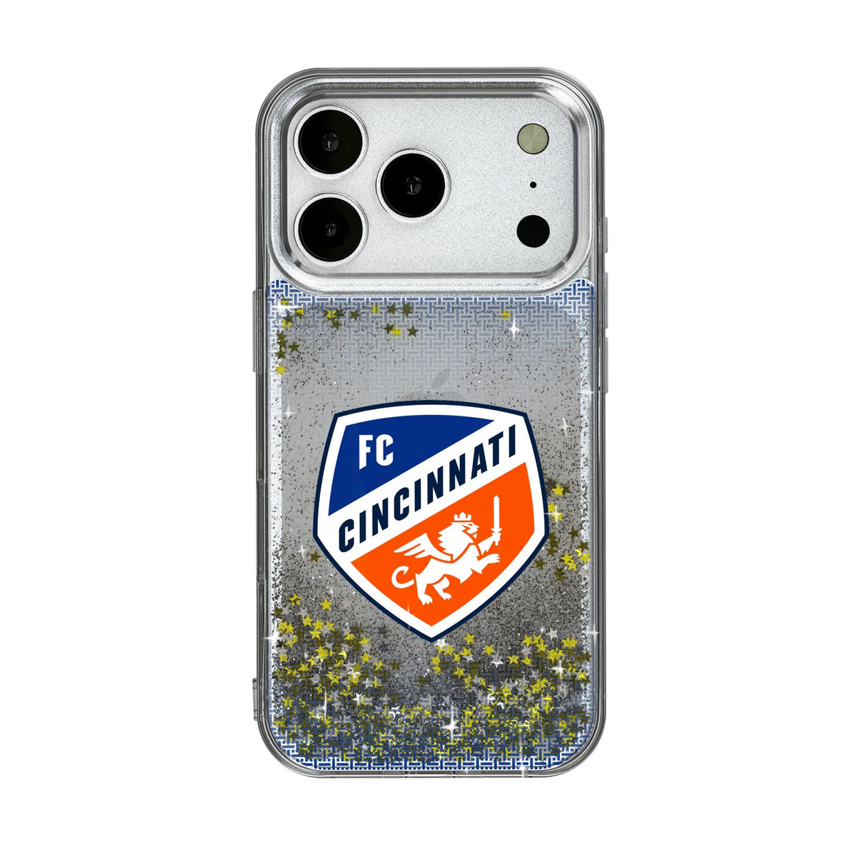 FC Cincinnati Linen Glitter Phone Case for Apple iPhone 17 Series 1