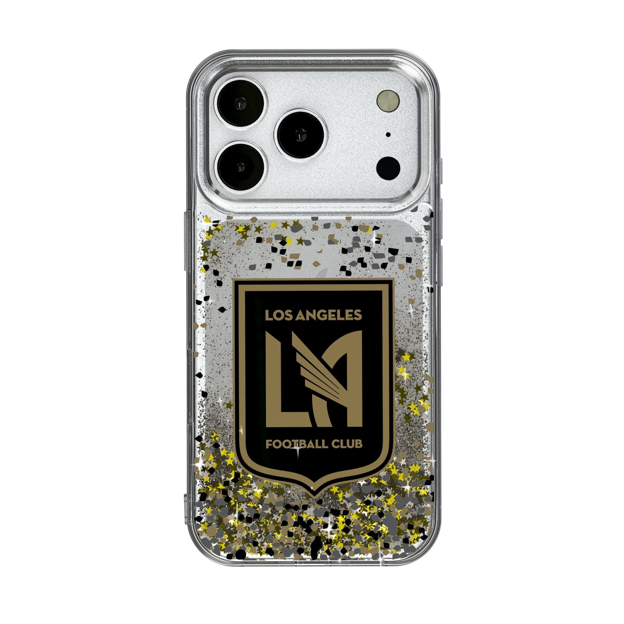 Los Angeles Football Club Confetti Glitter Phone Case for Apple iPhone 17 Series