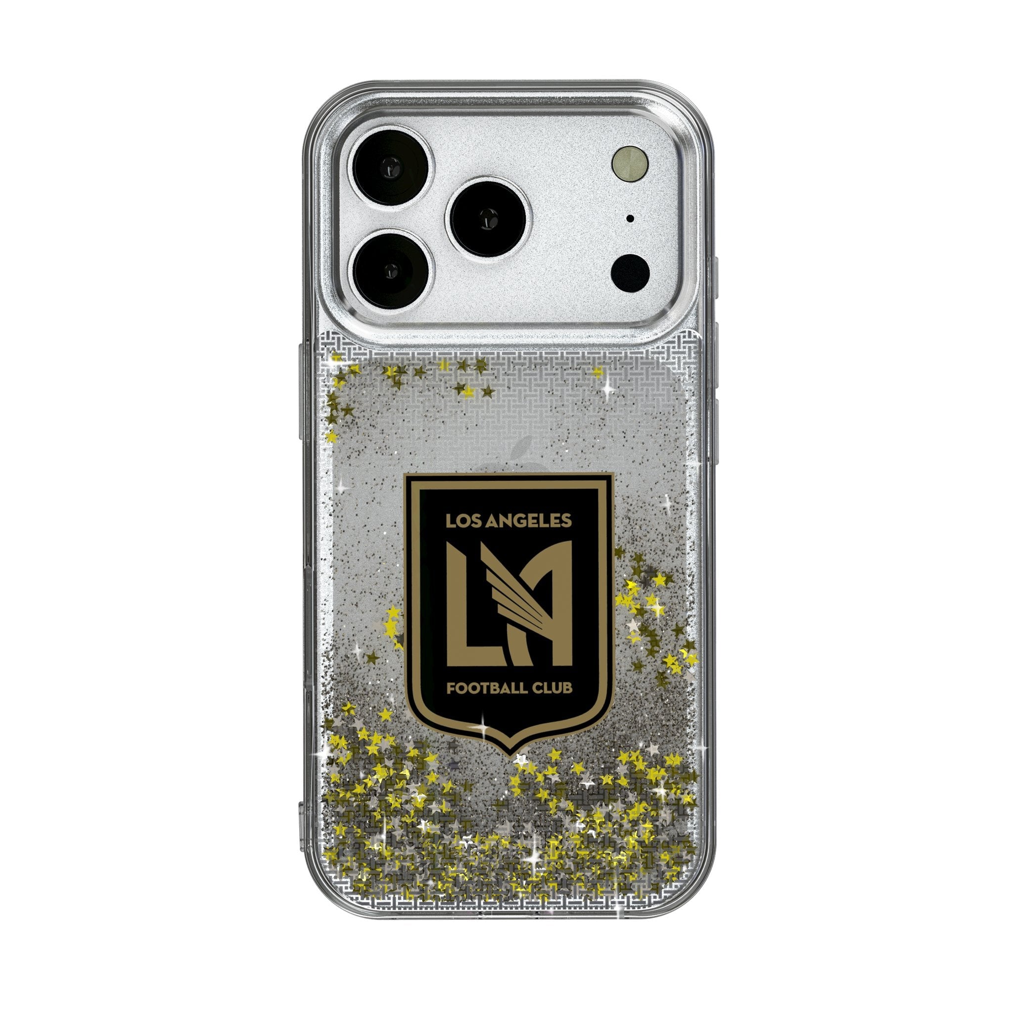 Los Angeles Football Club Linen Glitter Phone Case for Apple iPhone 17 Series