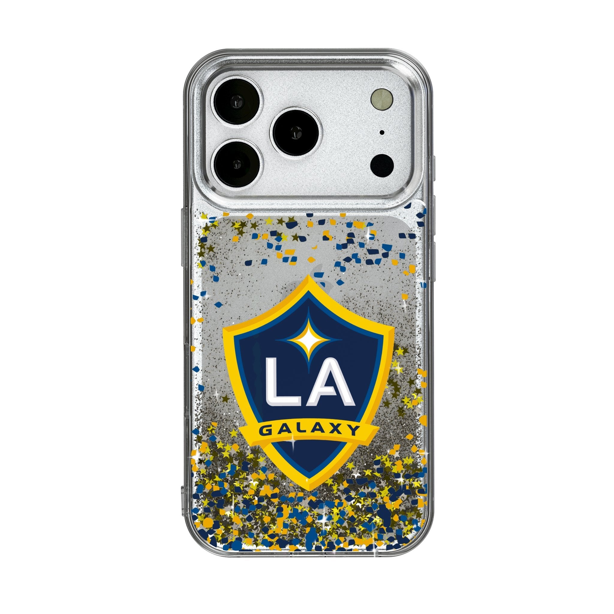 LA Galaxy Confetti Glitter Phone Case for Apple iPhone 17 Series