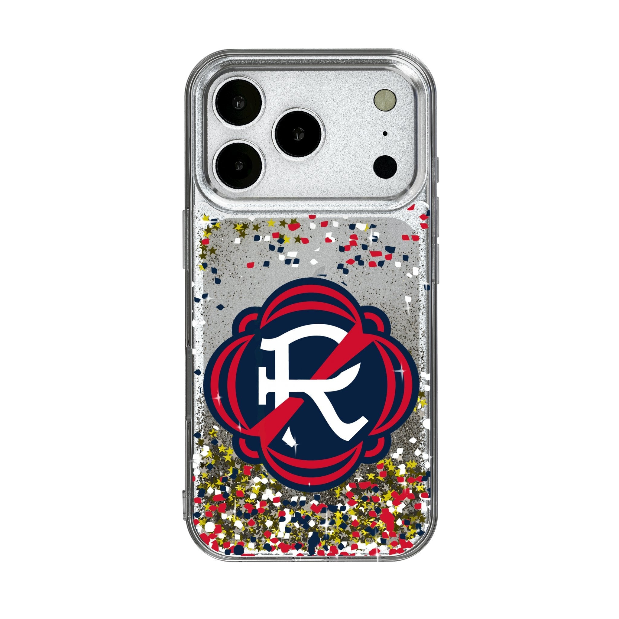 New England Revolution Confetti Glitter Phone Case for Apple iPhone 17 Series