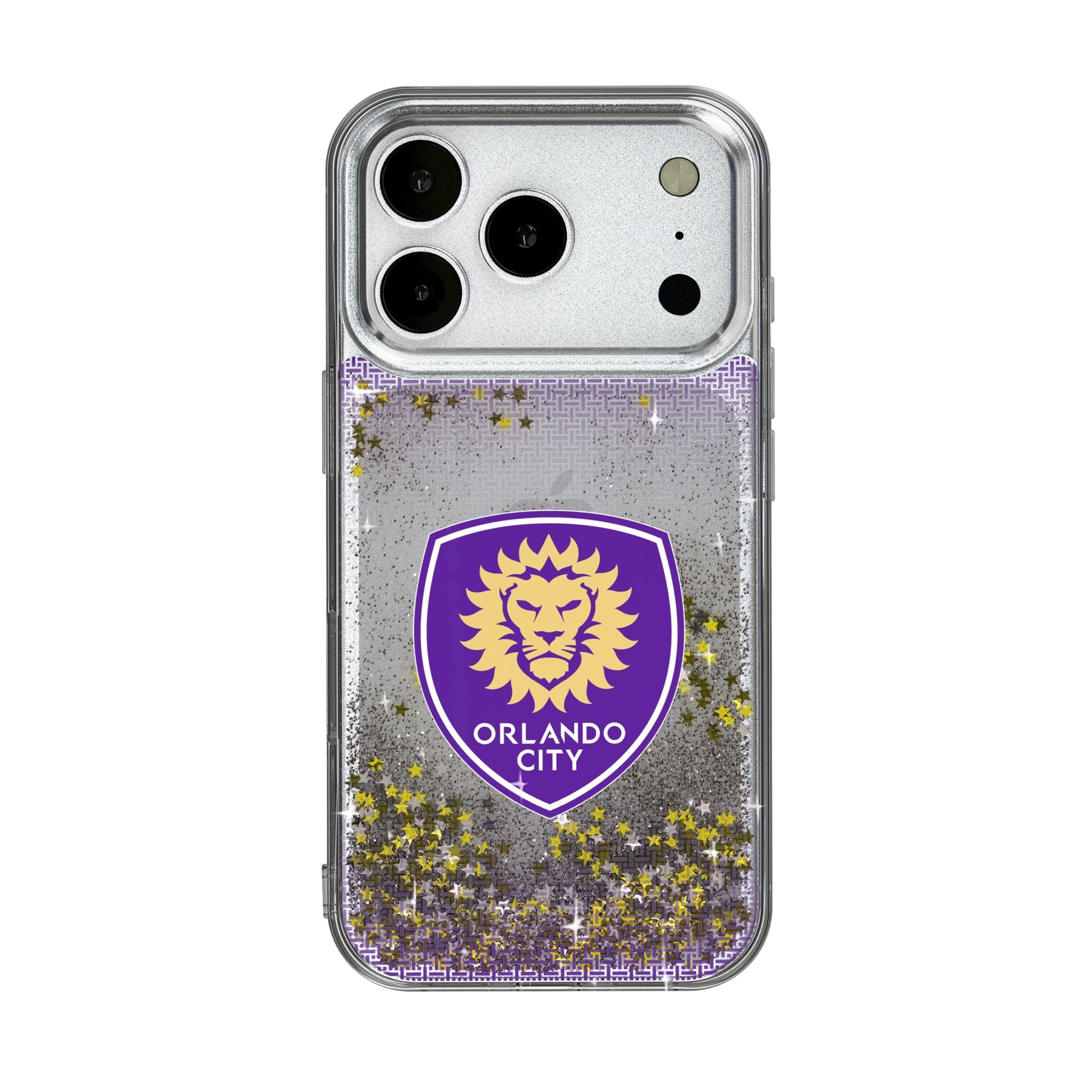 Orlando City Soccer Club Linen Glitter Phone Case for Apple iPhone 17 Series