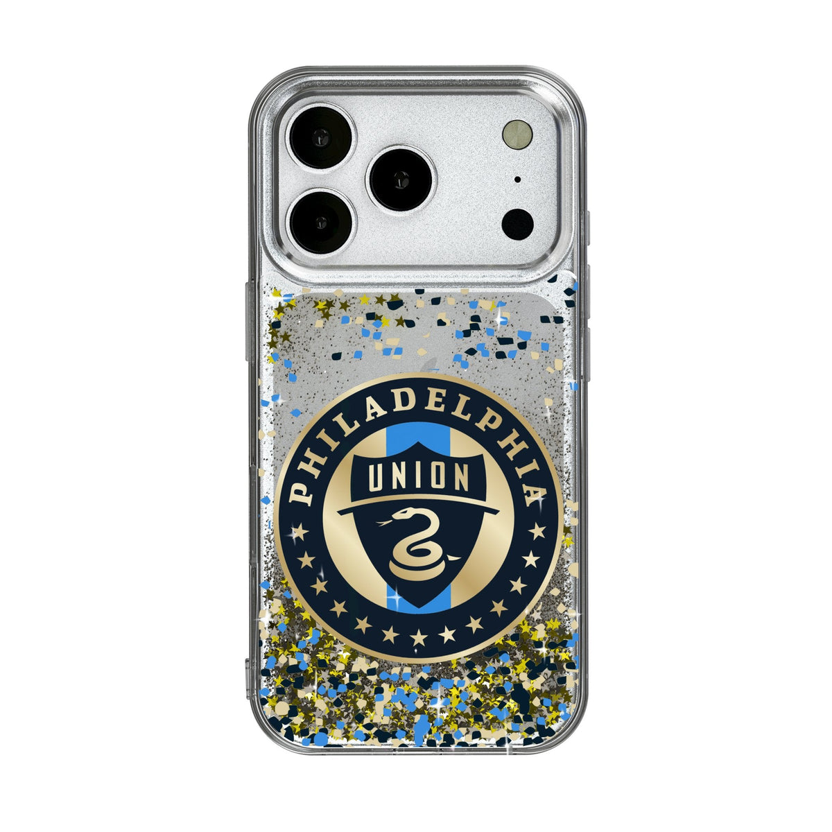 Philadelphia Union Confetti Glitter Phone Case for Apple iPhone 17 Series 1