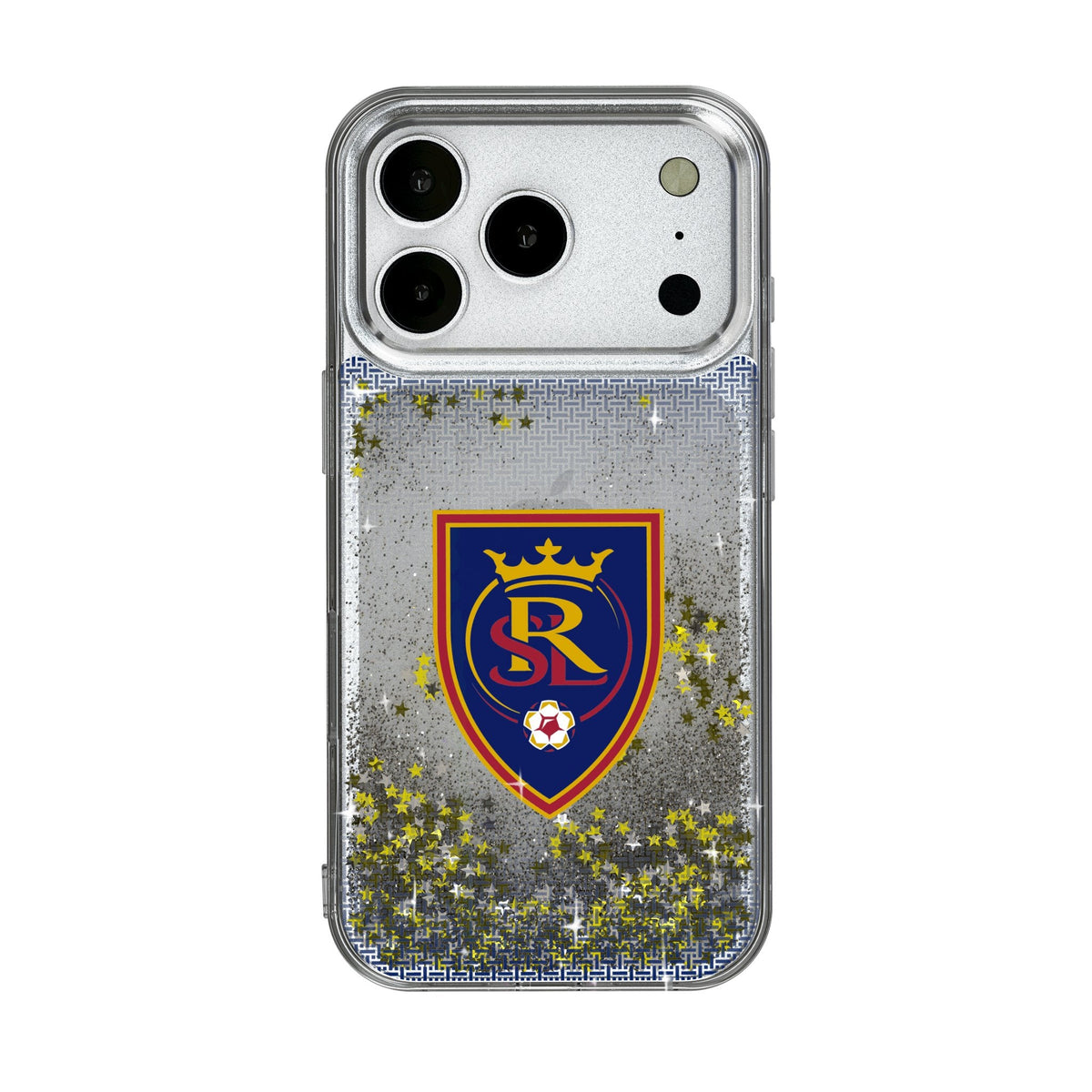Real Salt Lake Linen Glitter Phone Case for Apple iPhone 17 Series 1
