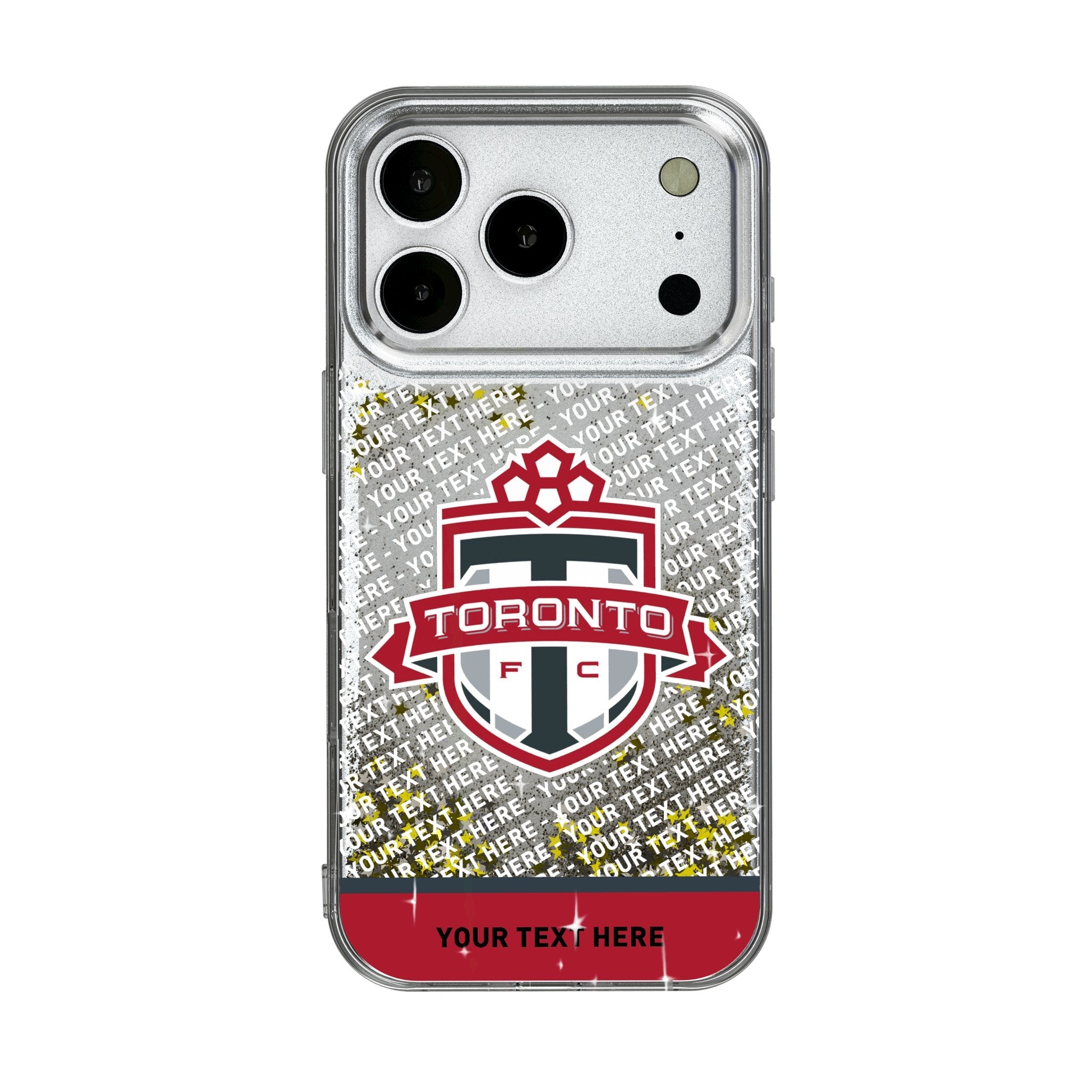 Toronto FC Personalized EndZone Plus Glitter Phone Case for Apple iPhone 17 Series 1