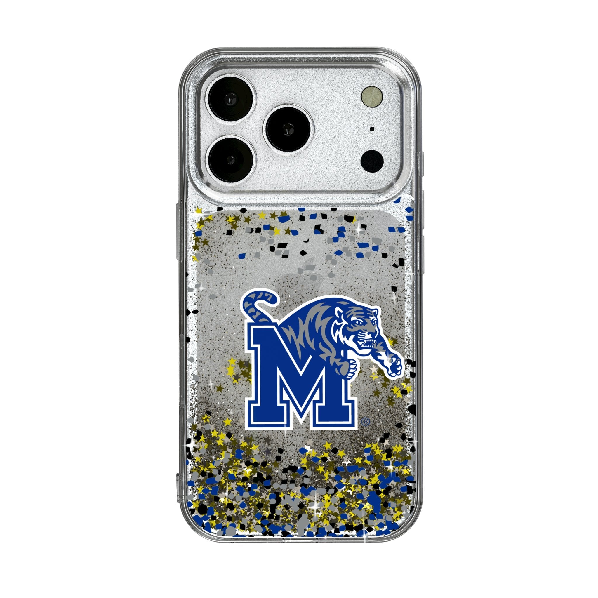 University of Memphis Tigers Confetti Glitter Phone Case for Apple iPhone 17 Series