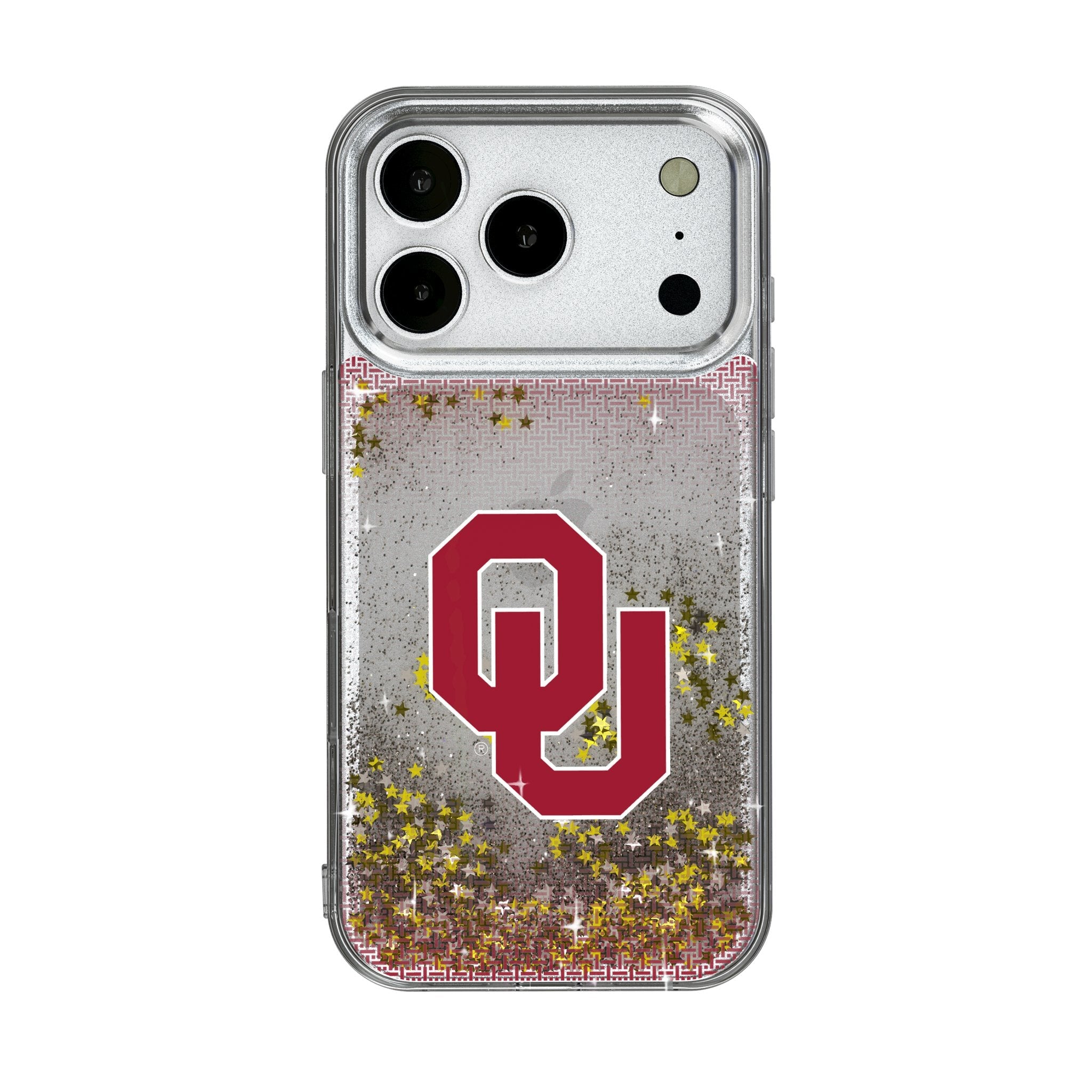 University of Oklahoma Sooners Linen Glitter Phone Case for Apple iPhone 17 Series