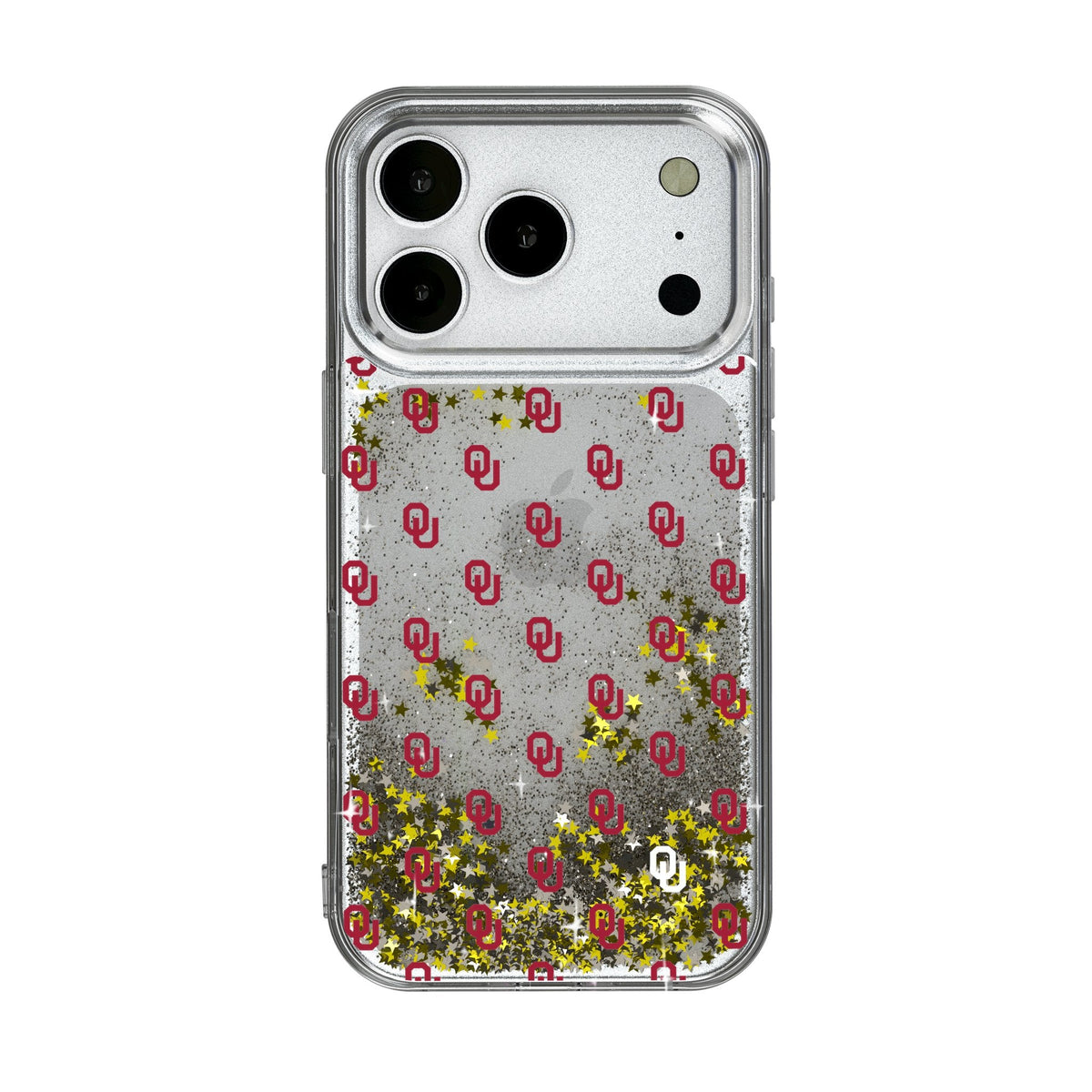 University of Oklahoma Sooners Fashion Pattern Glitter Phone Case for Apple iPhone 17 Series