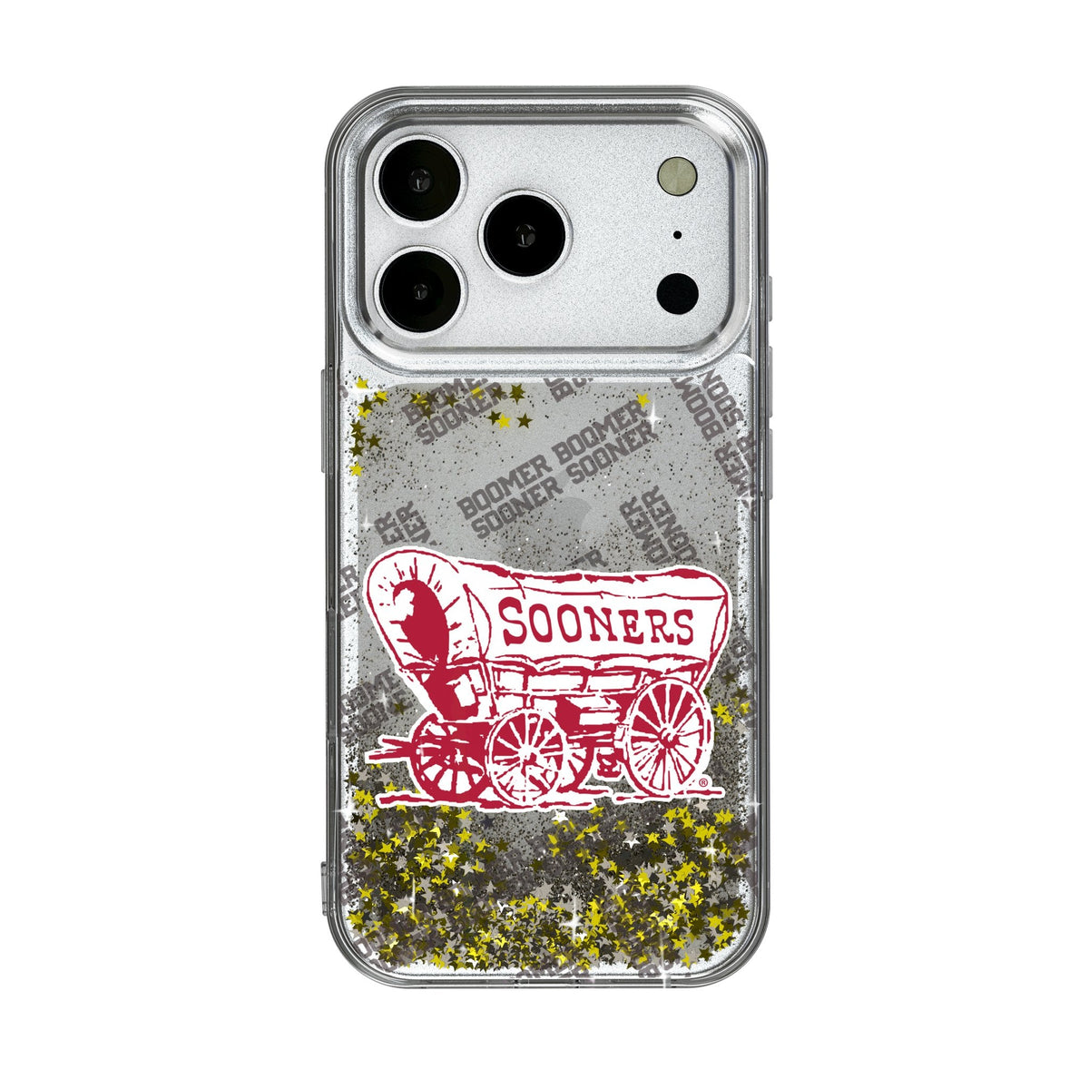 University of Oklahoma Sooners Quadtile Glitter Phone Case for Apple iPhone 17 Series