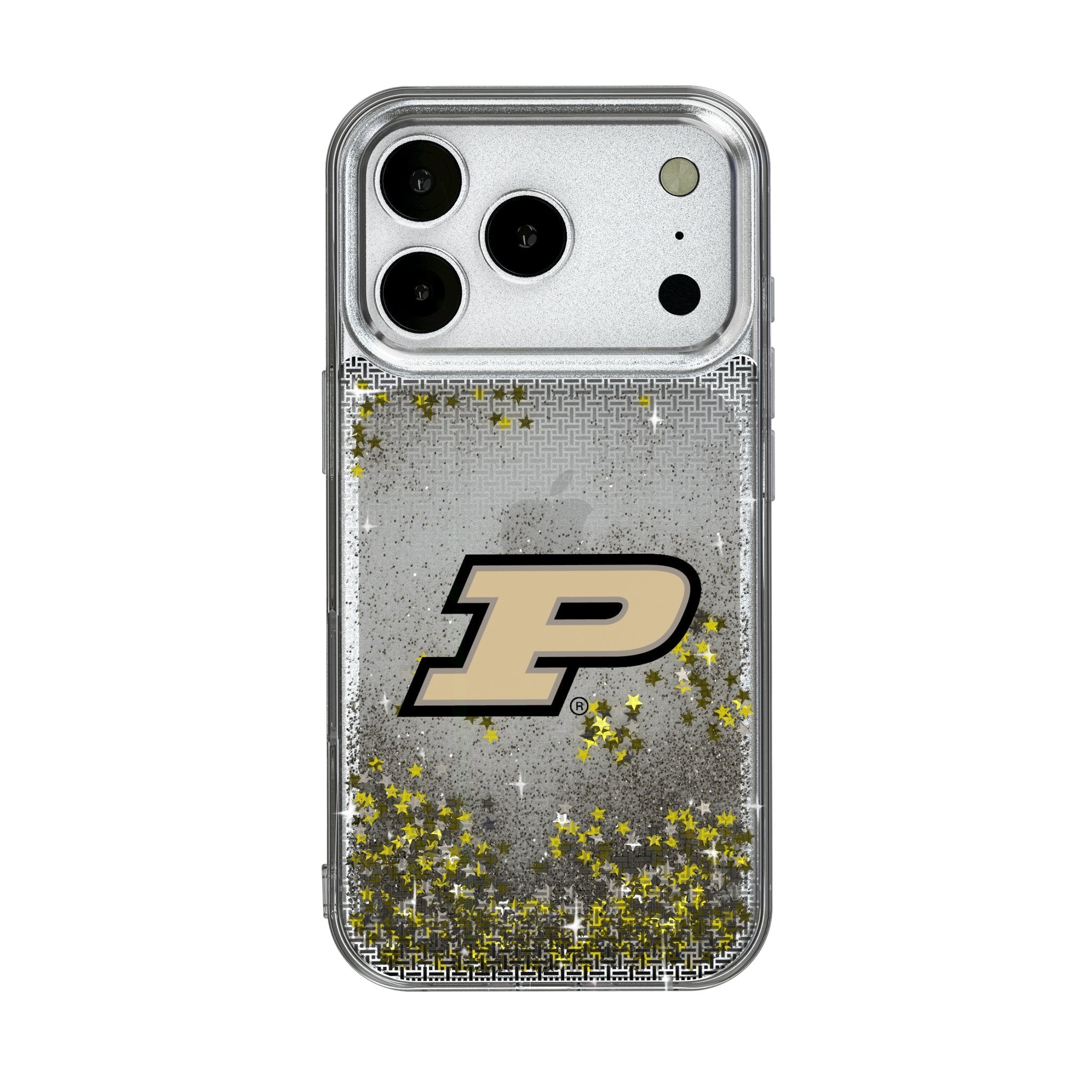 Purdue University Boilermakers Linen Glitter Phone Case for Apple iPhone 17 Series