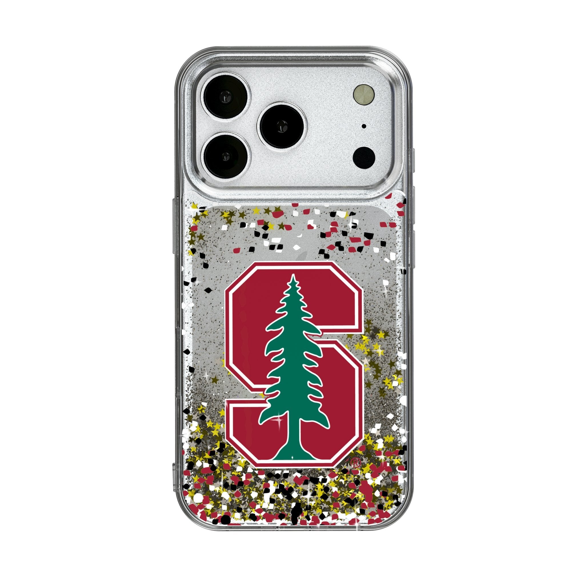 Stanford University Cardinal Confetti Glitter Phone Case for Apple iPhone 17 Series