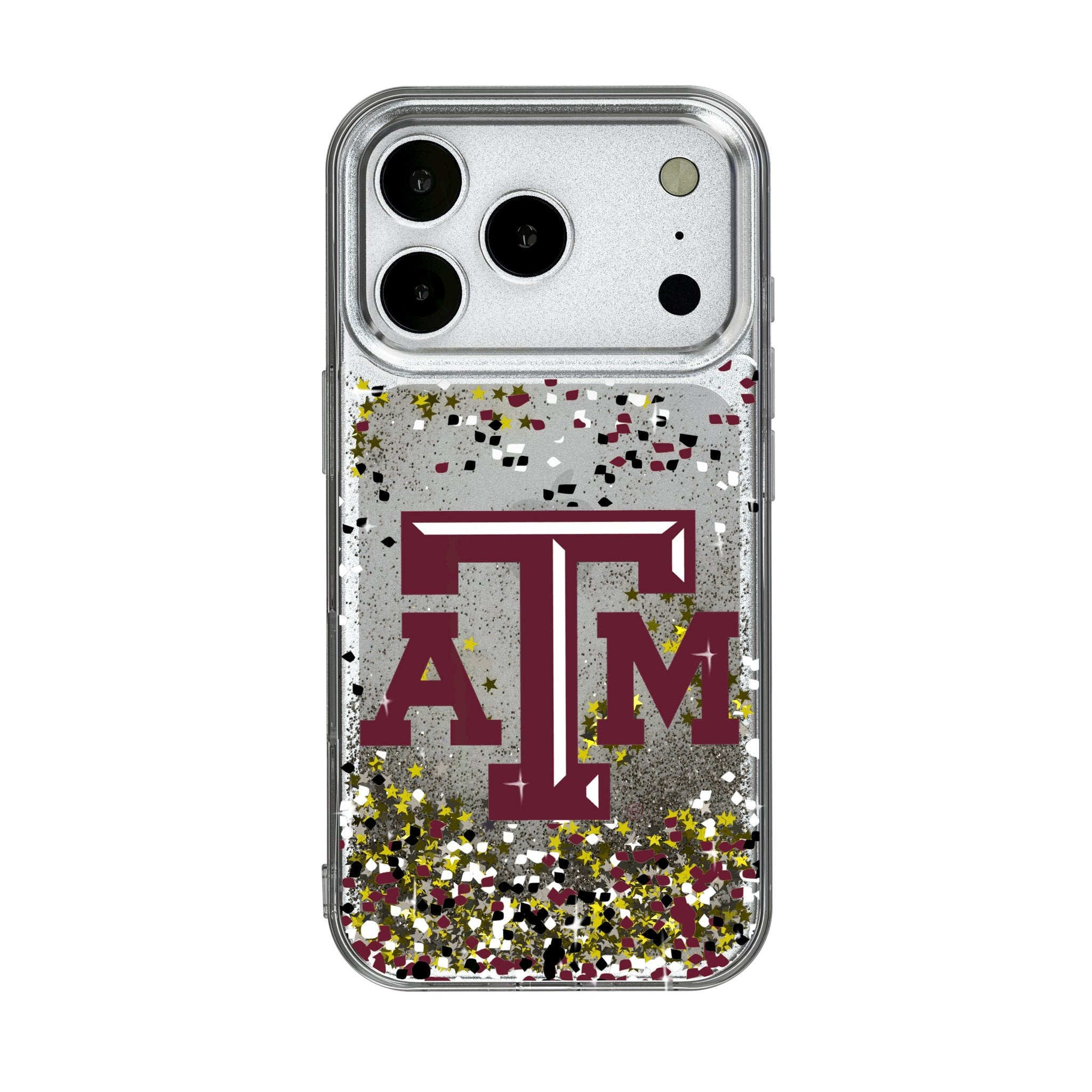 Texas A&M University Aggies Confetti Glitter Phone Case for Apple iPhone 17 Series
