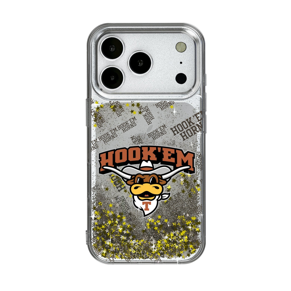 University of Texas Longhorns Quadtile Glitter Phone Case for Apple iPhone 17 Series 1