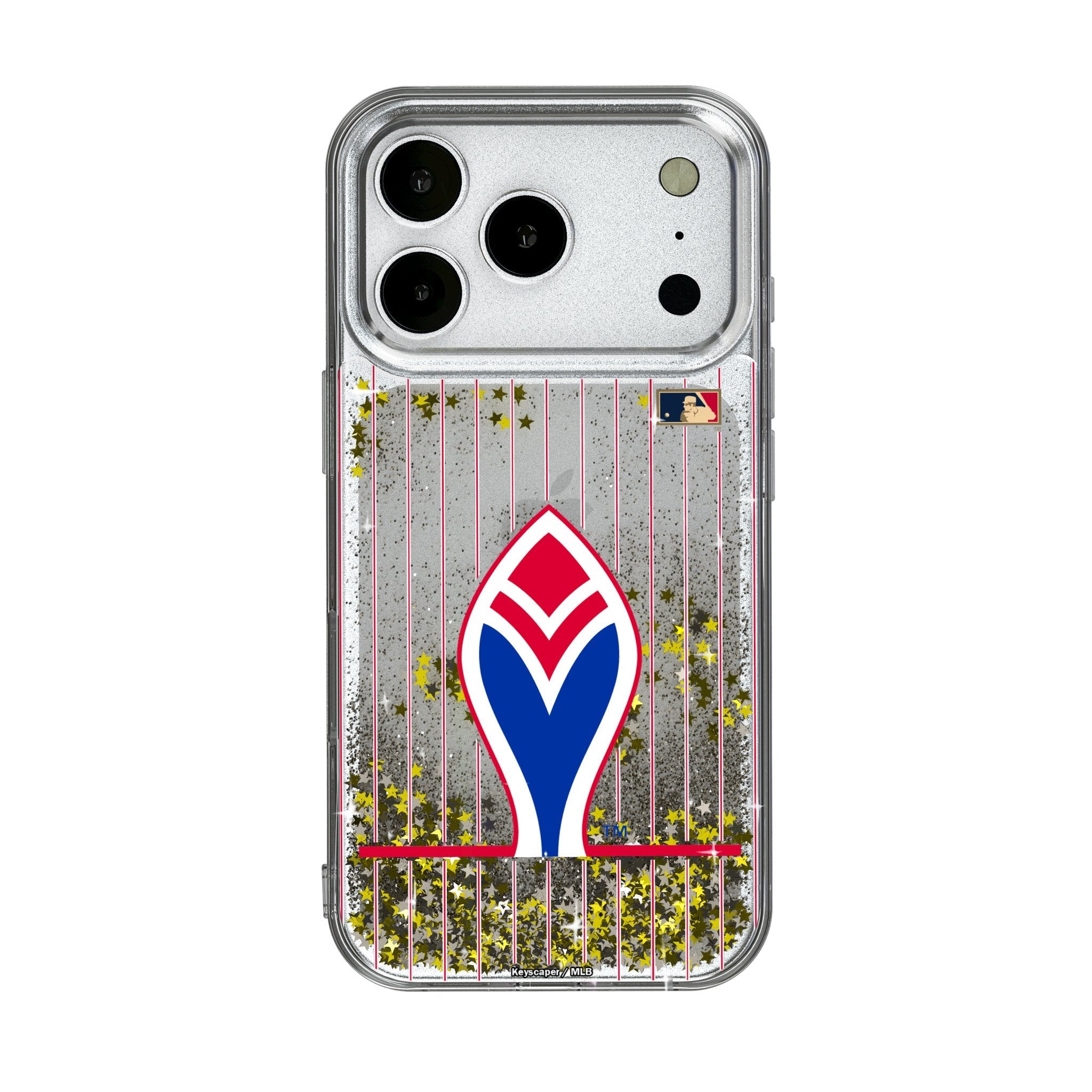 Atlanta Braves 1972-1975 - Cooperstown Collection Pinstripe Glitter Phone Case for Apple iPhone 17 Series