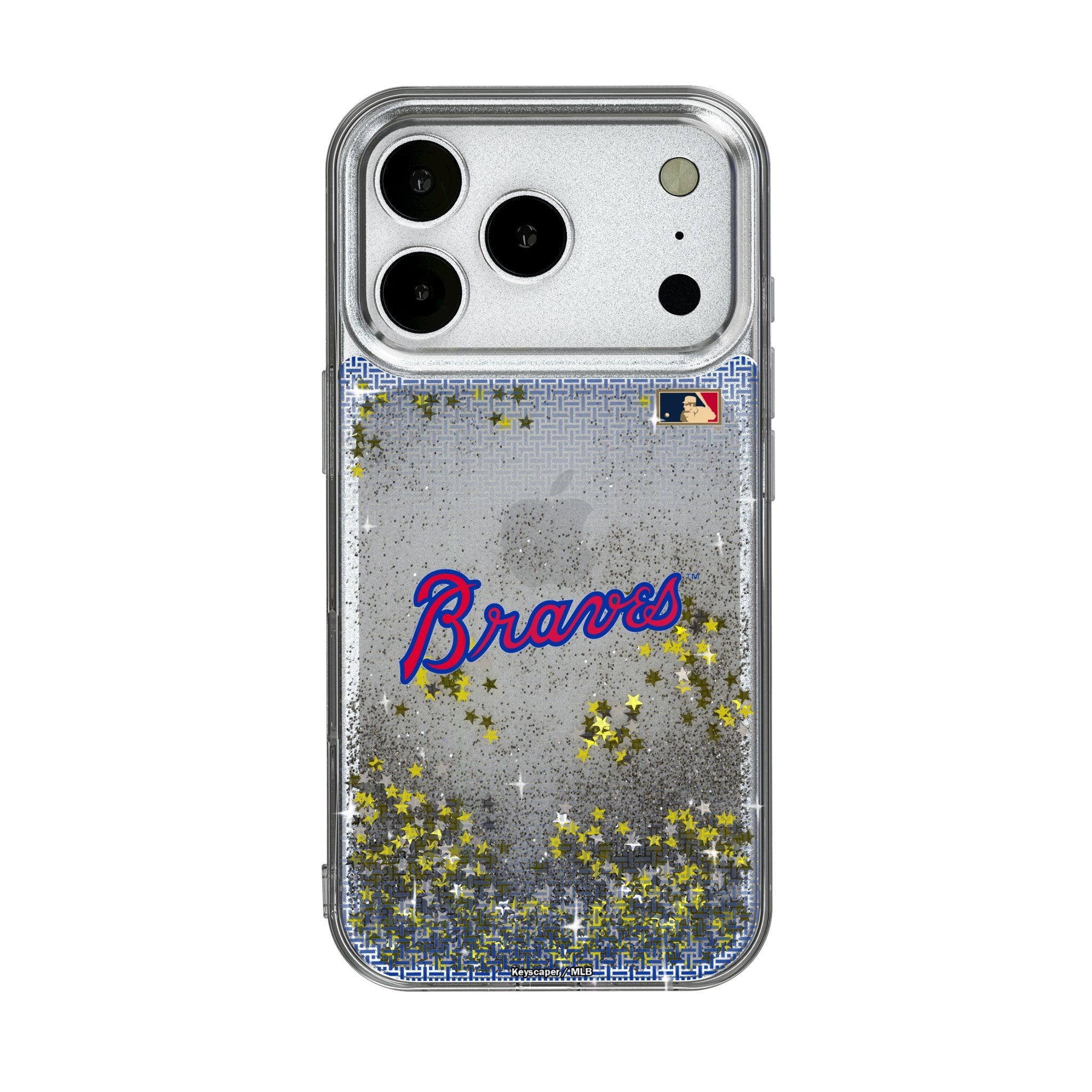 Atlanta Braves Home 2012 - Cooperstown Collection Linen Glitter Phone Case for Apple iPhone 17 Series 1