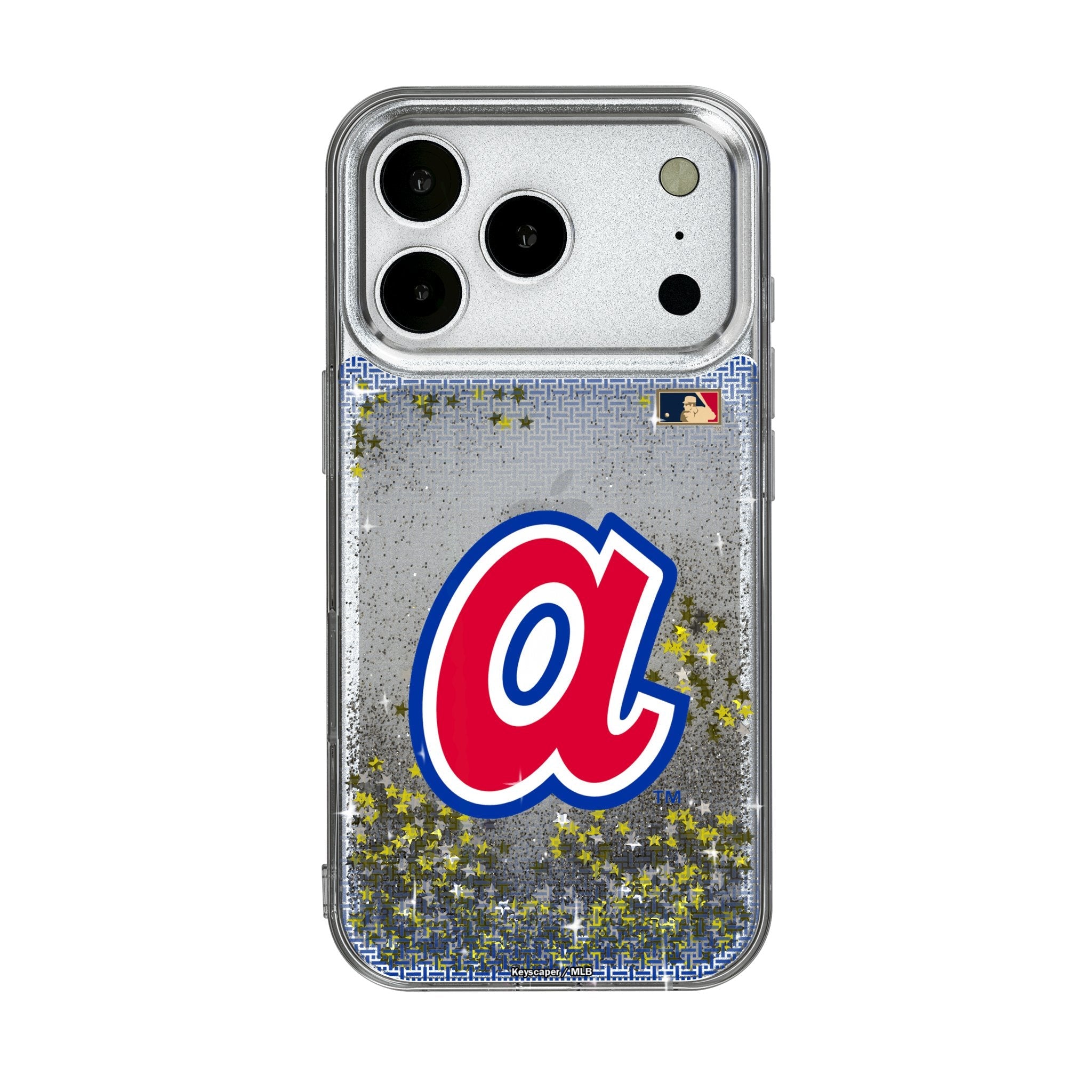 Atlanta Braves 1972-1980 - Cooperstown Collection Linen Glitter Phone Case for Apple iPhone 17 Series 1