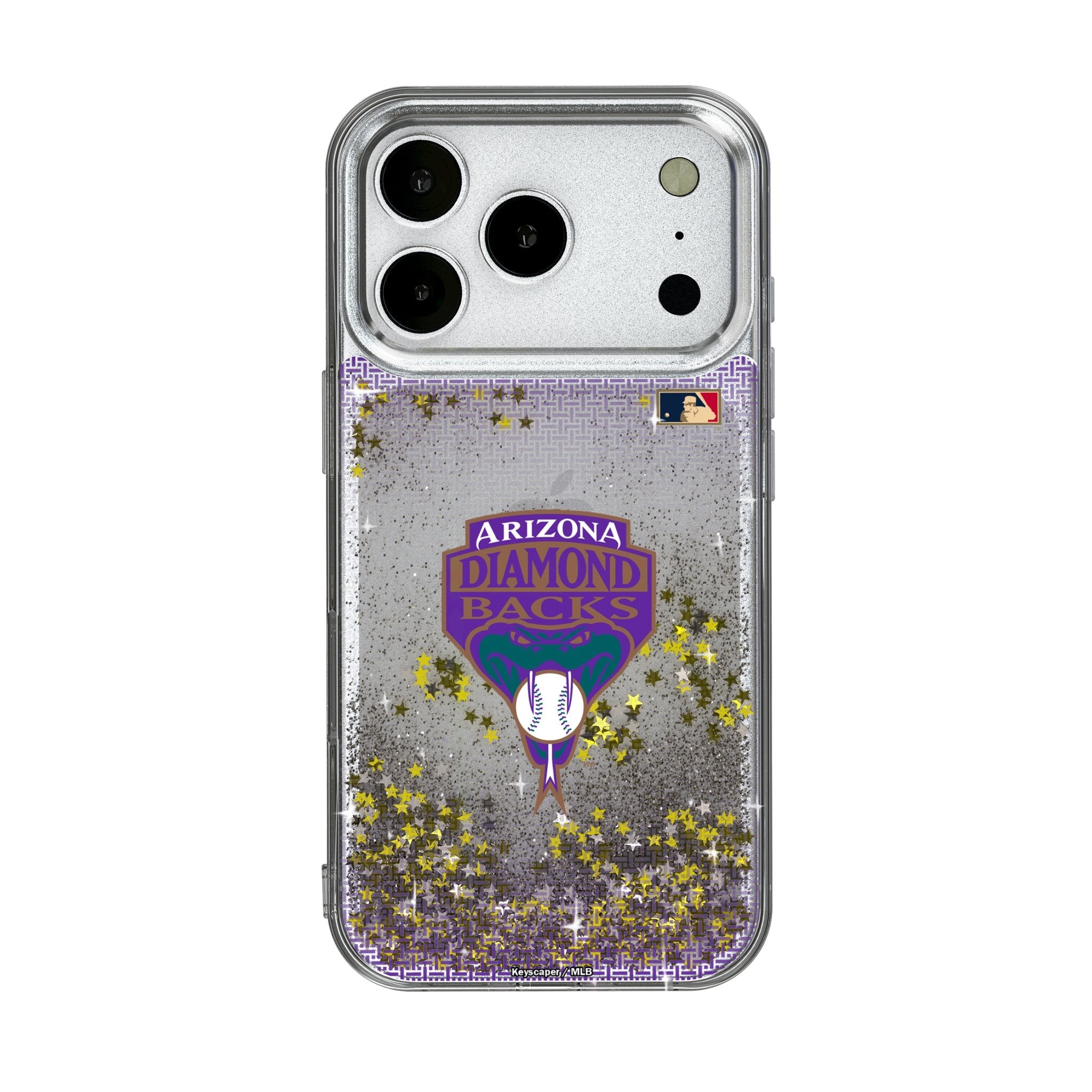 Arizona Diamondbacks 1999-2006 - Cooperstown Collection Linen Glitter Phone Case for Apple iPhone 17 Series 1