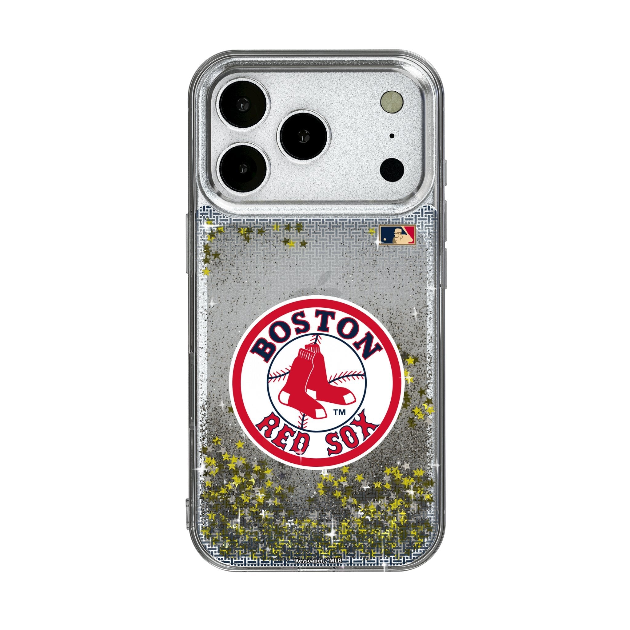 Boston Red Sox 1976-2008 - Cooperstown Collection Linen Glitter Phone Case for Apple iPhone 17 Series 1