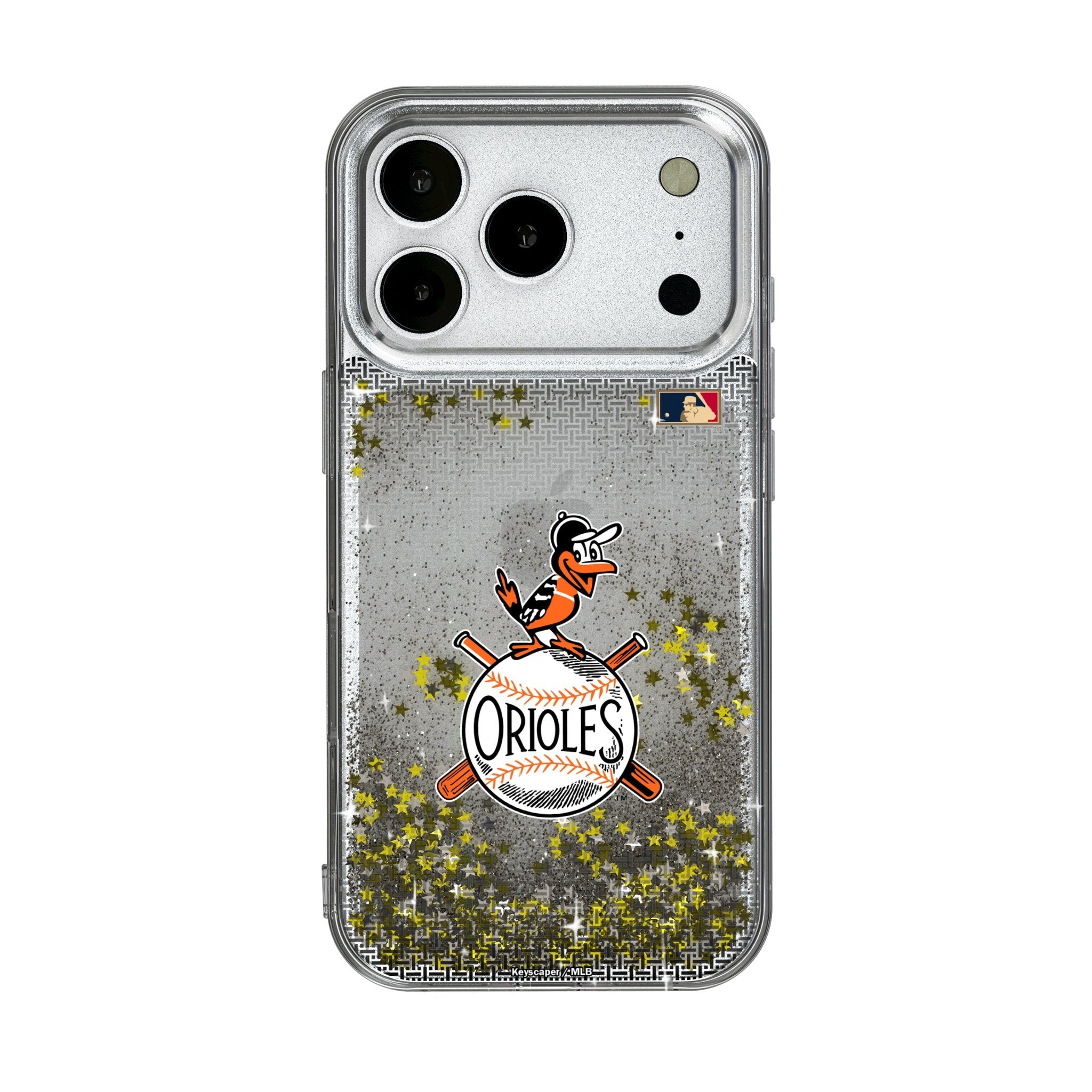 Baltimore Orioles 1954-1963 - Cooperstown Collection Linen Glitter Phone Case for Apple iPhone 17 Series