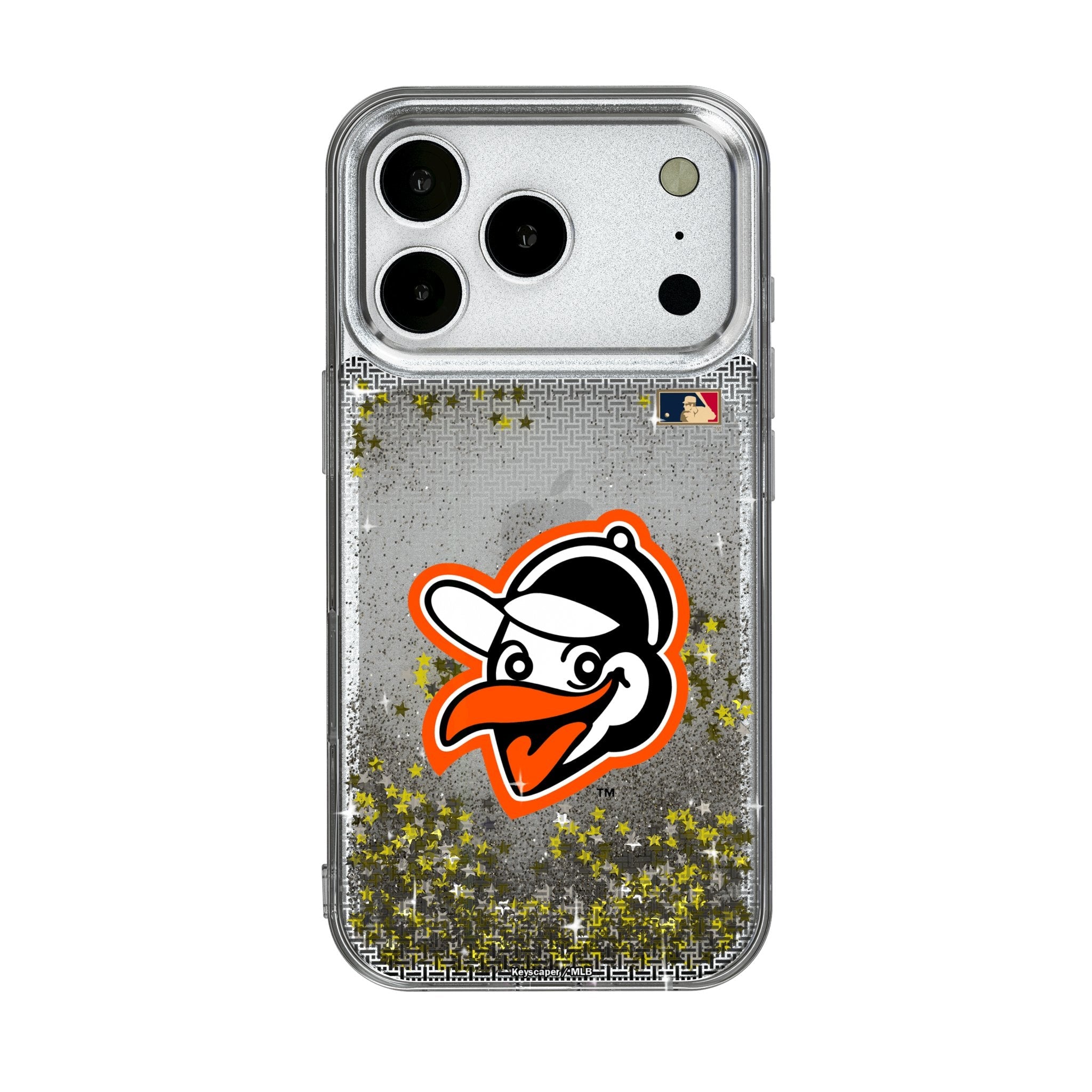 Baltimore Orioles 1955 - Cooperstown Collection Linen Glitter Phone Case for Apple iPhone 17 Series