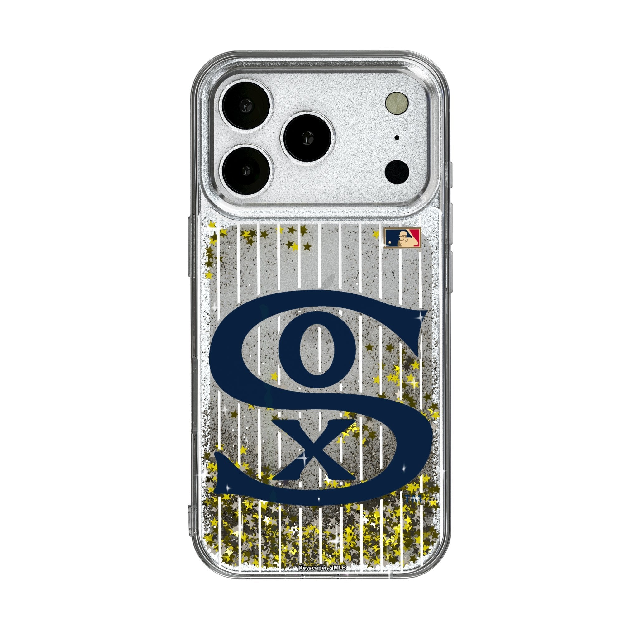 Chicago White Sox Road 1919-1921 - Cooperstown Collection Pinstripe Glitter Phone Case for Apple iPhone 17 Series 1