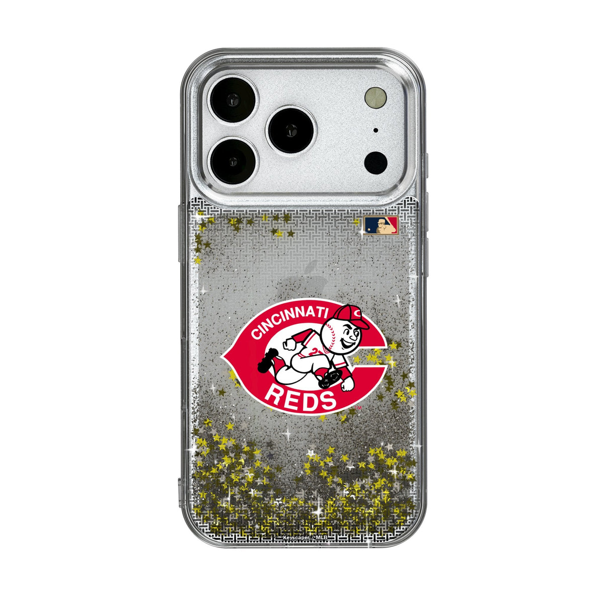 Cincinnati Reds 1974-1992 - Cooperstown Collection Linen Glitter Phone Case for Apple iPhone 17 Series