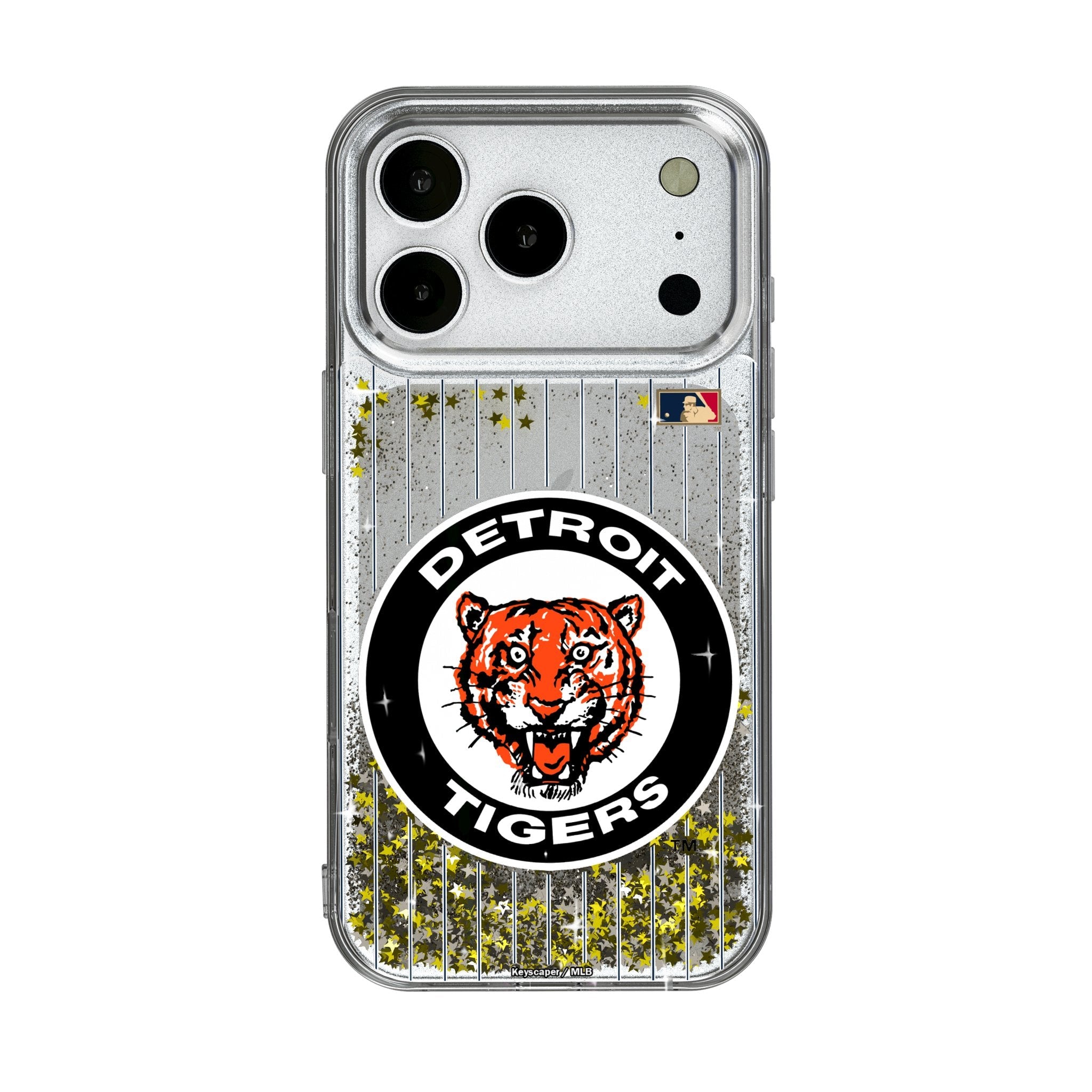 Detroit Tigers 1961-1963 - Cooperstown Collection Pinstripe Glitter Phone Case for Apple iPhone 17 Series