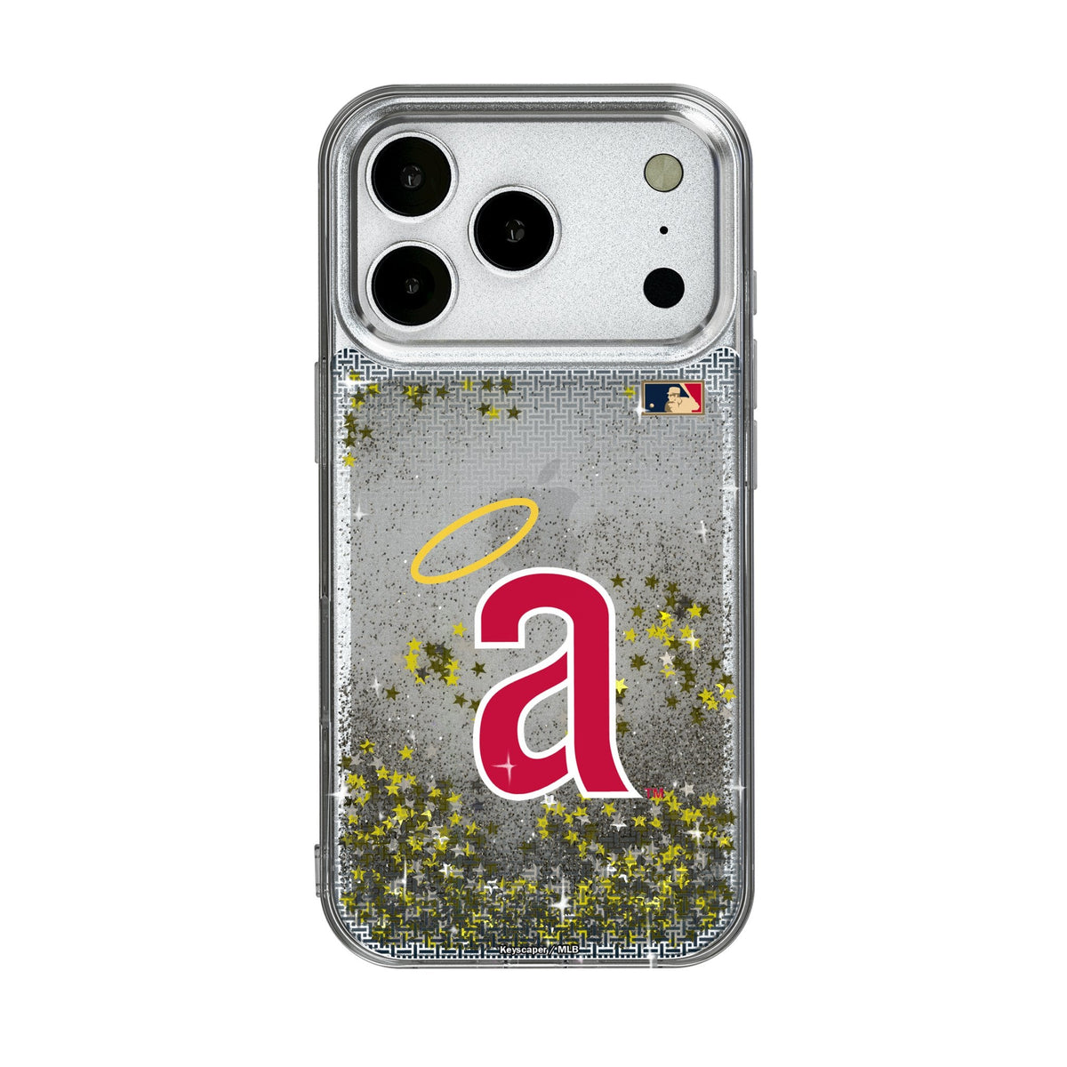 LA Angels 1971 - Cooperstown Collection Linen Glitter Phone Case for Apple iPhone 17 Series