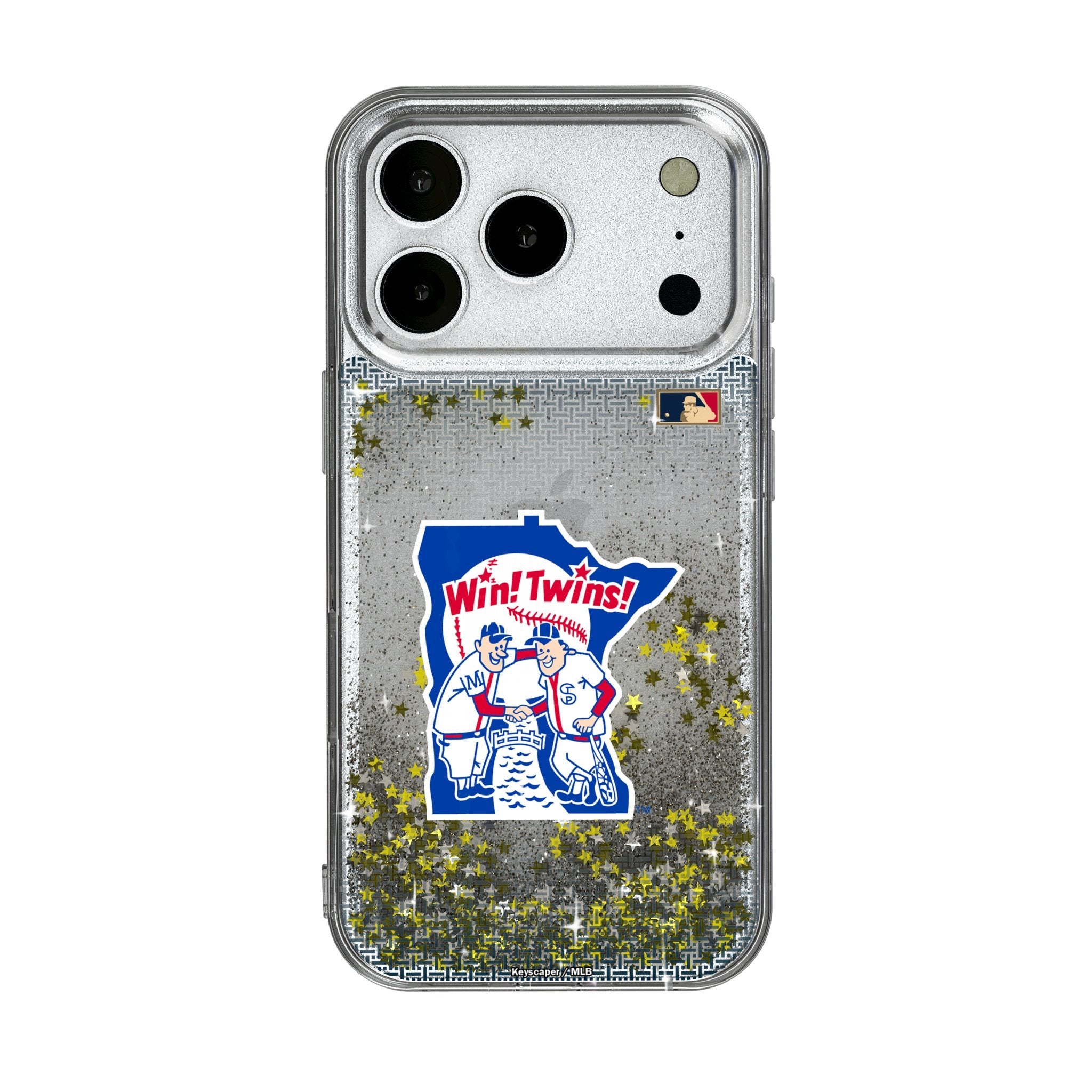 Minnesota Twins 1976-1986 - Cooperstown Collection Linen Glitter Phone Case for Apple iPhone 17 Series 1