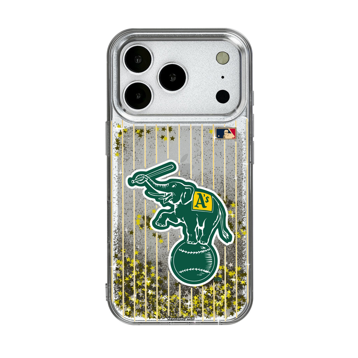 Oakland As Home 1988 - Cooperstown Collection Pinstripe Glitter Phone Case for Apple iPhone 17 Series 1