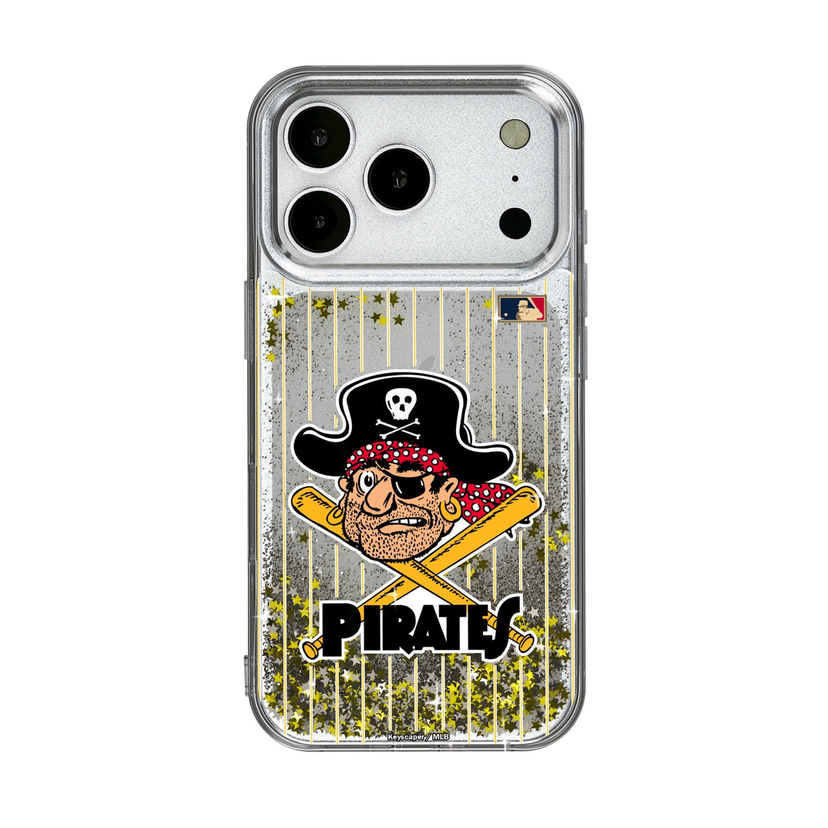 Pittsburgh Pirates 1958-1966 - Cooperstown Collection Pinstripe Glitter Phone Case for Apple iPhone 17 Series