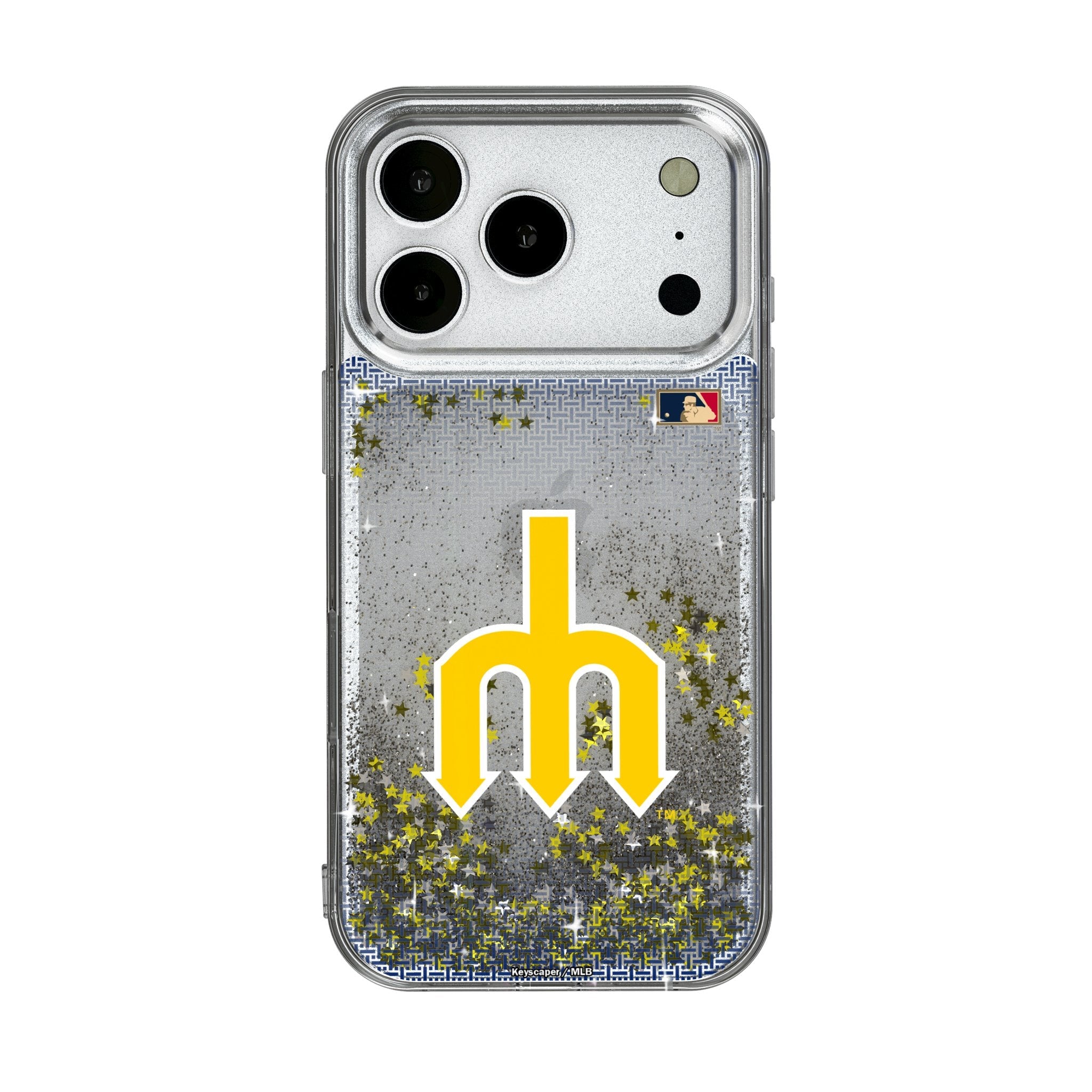 Seattle Mariners 1977-1980 - Cooperstown Collection Linen Glitter Phone Case for Apple iPhone 17 Series 1
