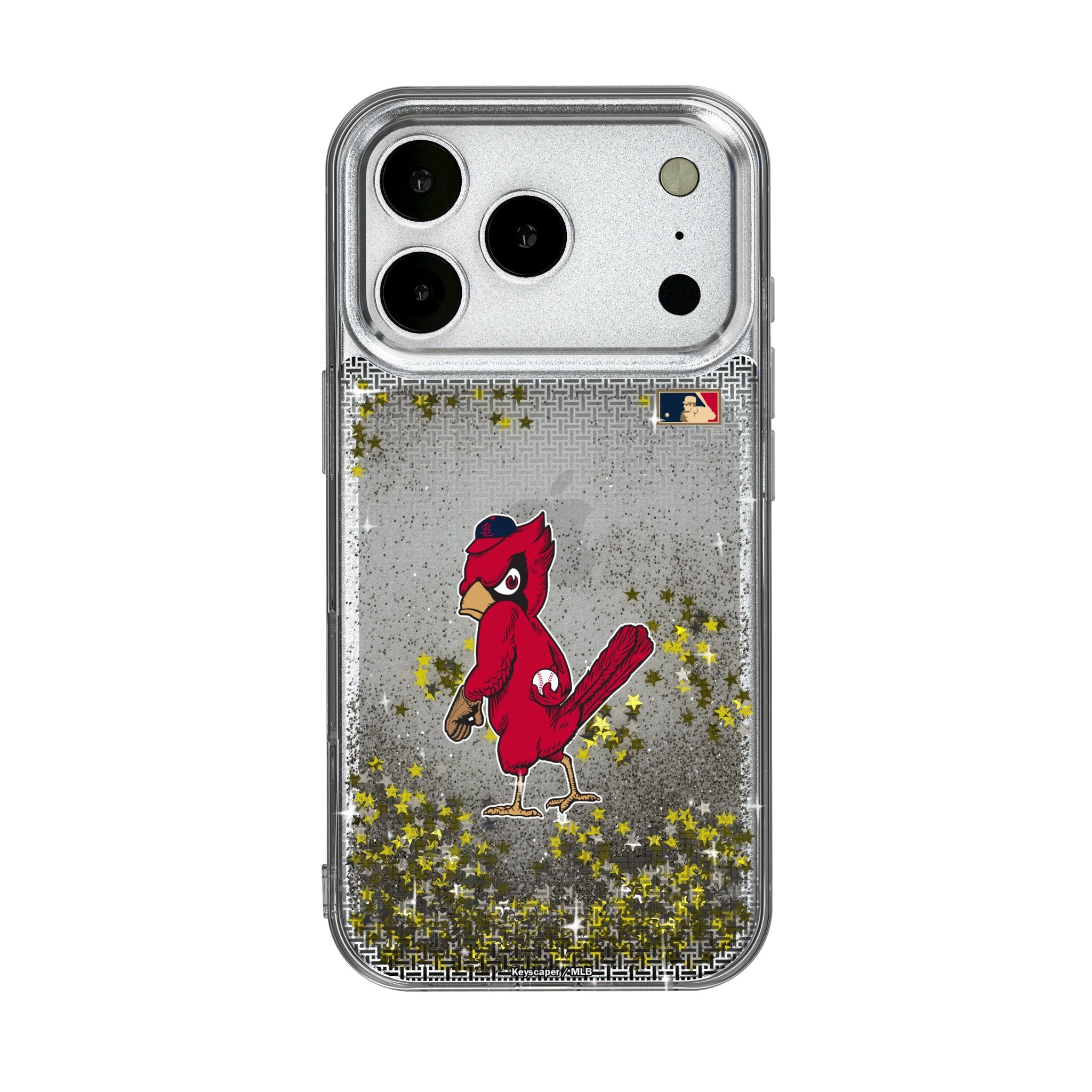 St Louis Cardinals 1950s - Cooperstown Collection Linen Glitter Phone Case for Apple iPhone 17 Series