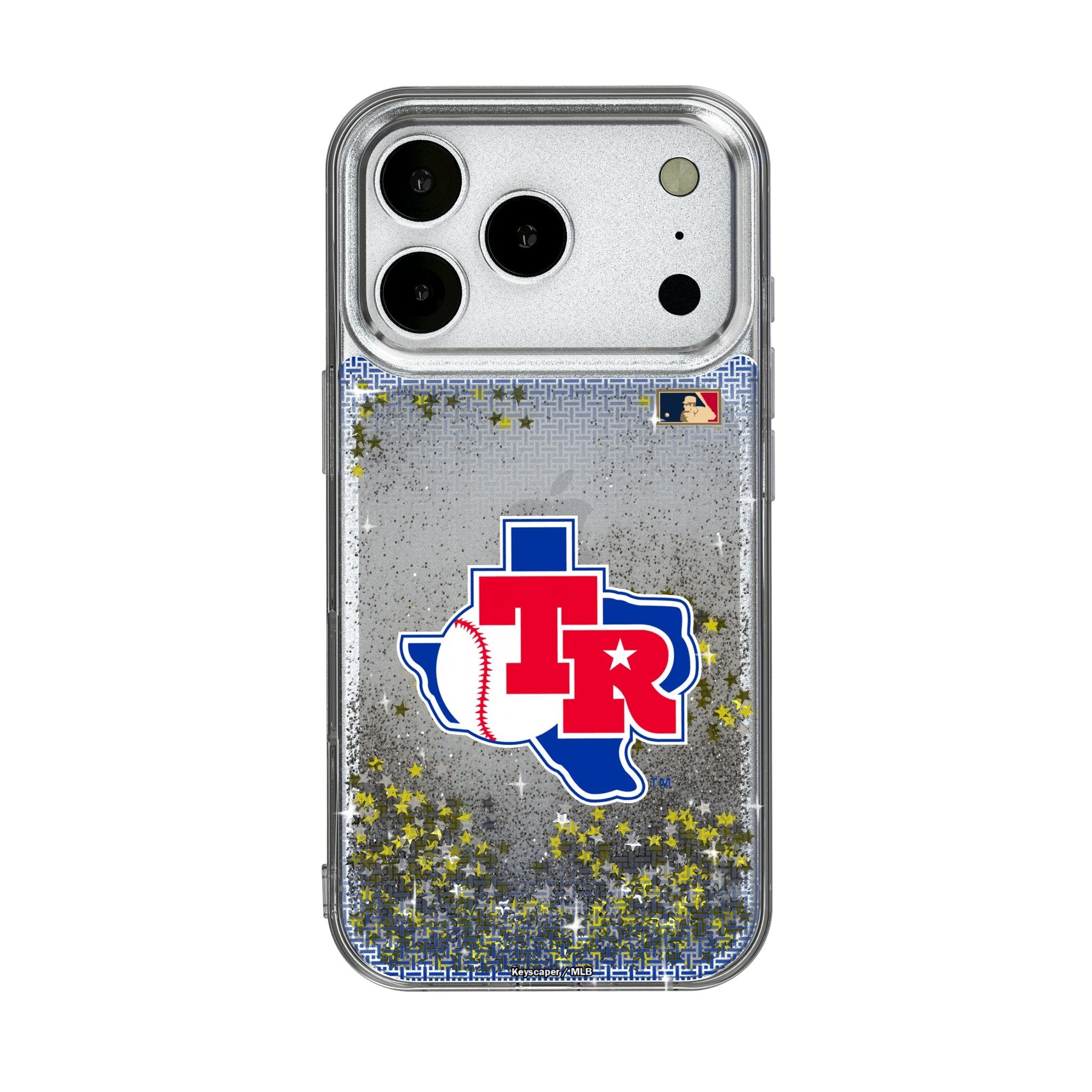 Texas Rangers 1981-1983 - Cooperstown Collection Linen Glitter Phone Case for Apple iPhone 17 Series 1