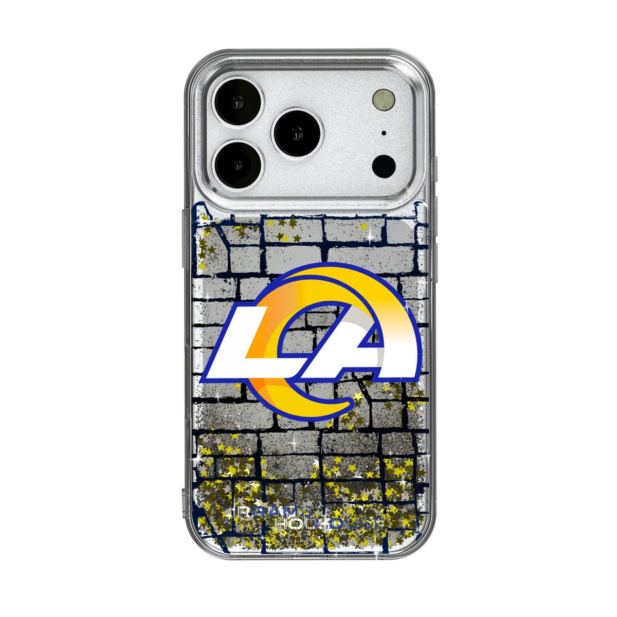 Los Angeles Rams Brick Wall Glitter Phone Case for Apple iPhone 17 Series 1