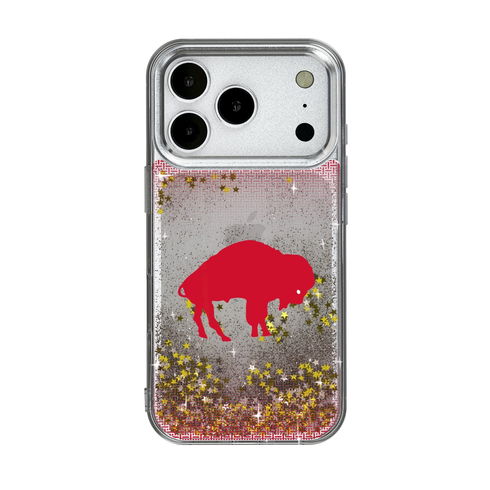 Buffalo Bills Historic Collection Linen Glitter Phone Case for Apple iPhone 17 Series 1